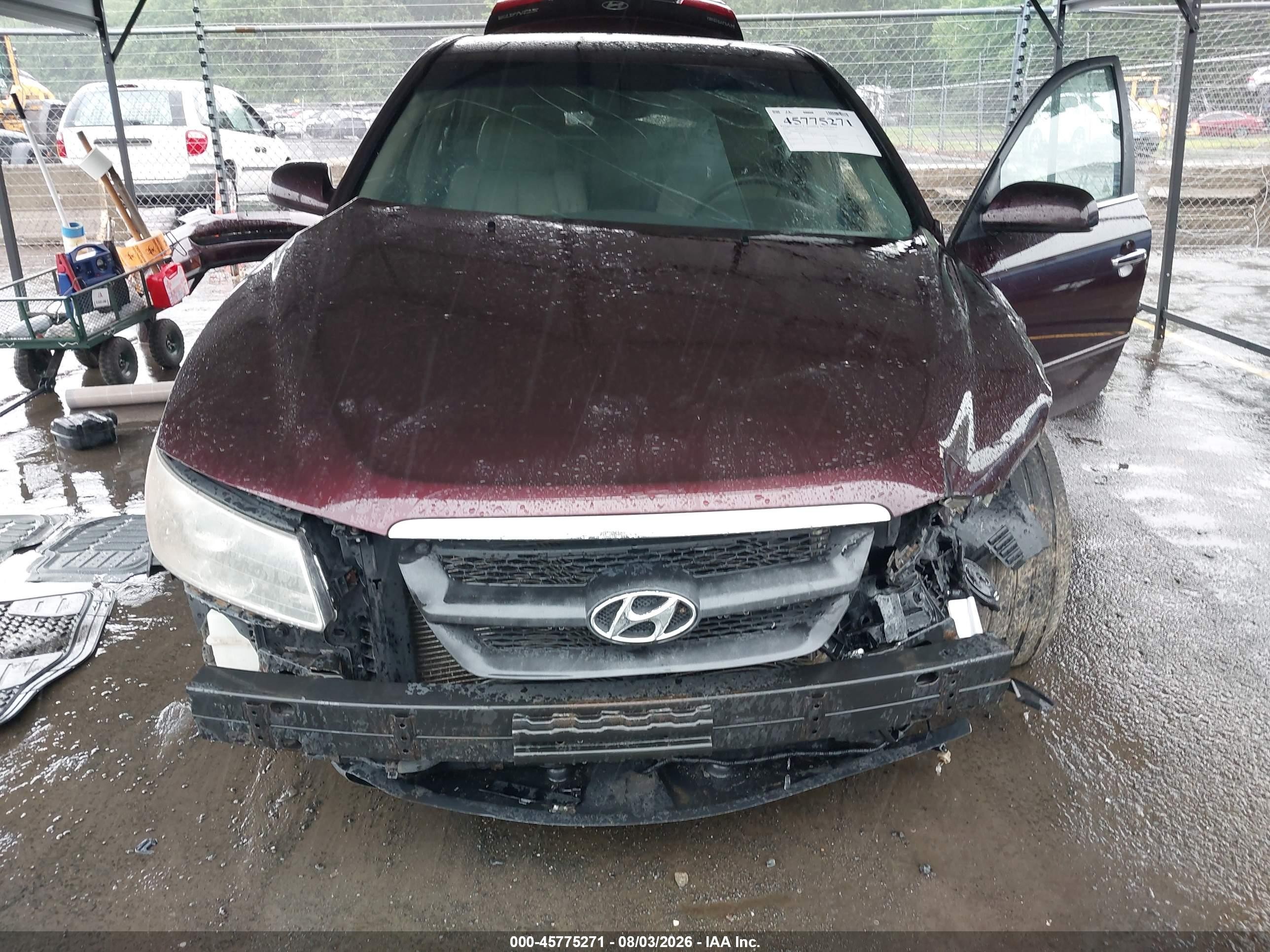 2006 Hyundai Sonata Gls V6/lx V6 Purple vin: 5NPEU46F36H069712