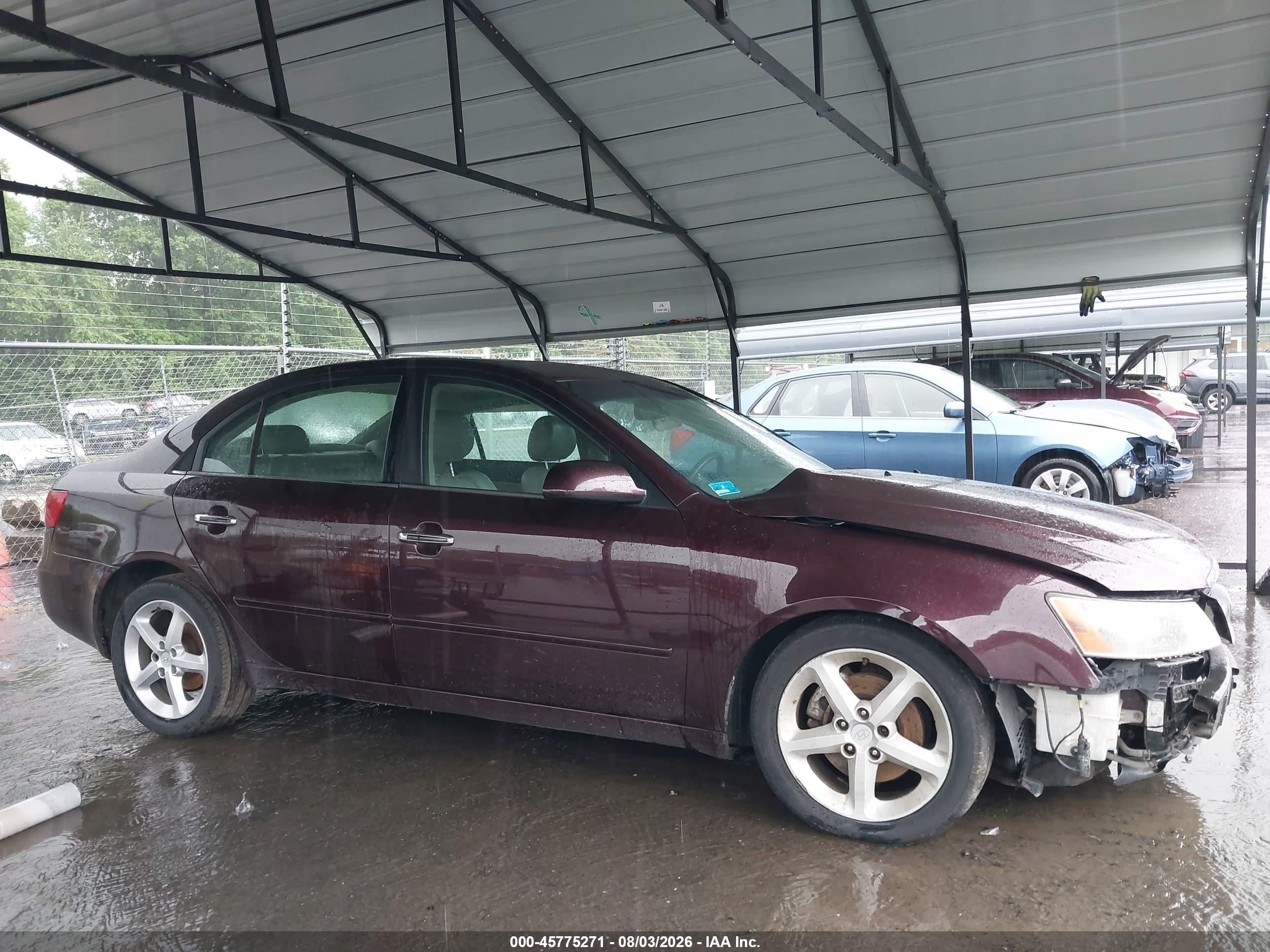 2006 Hyundai Sonata Gls V6/lx V6 Purple vin: 5NPEU46F36H069712
