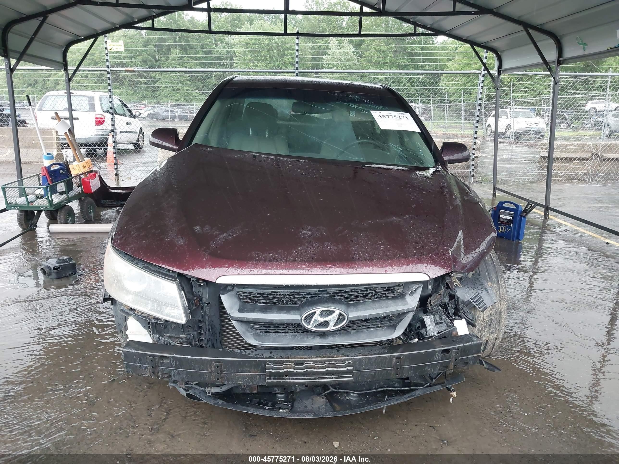 2006 Hyundai Sonata Gls V6/lx V6 Purple vin: 5NPEU46F36H069712