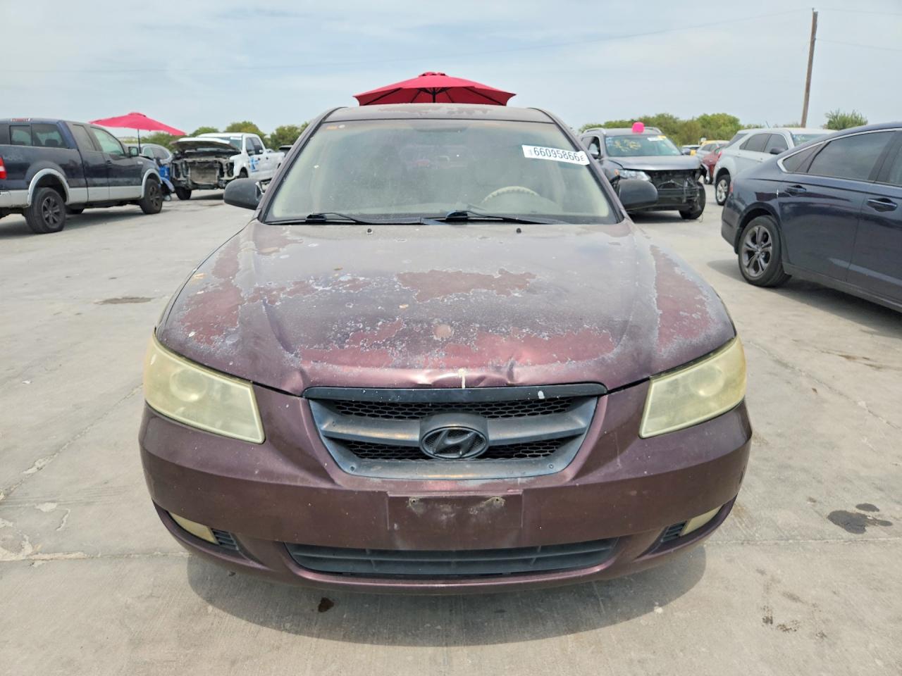 2006 Hyundai Sonata Gls V6 Maroon vin: 5NPEU46F36H093847