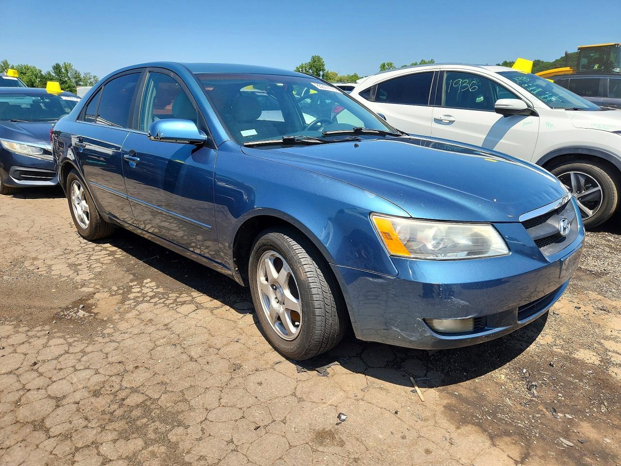 2006 Hyundai Sonata Gls V6 Blue vin: 5NPEU46F36H105284