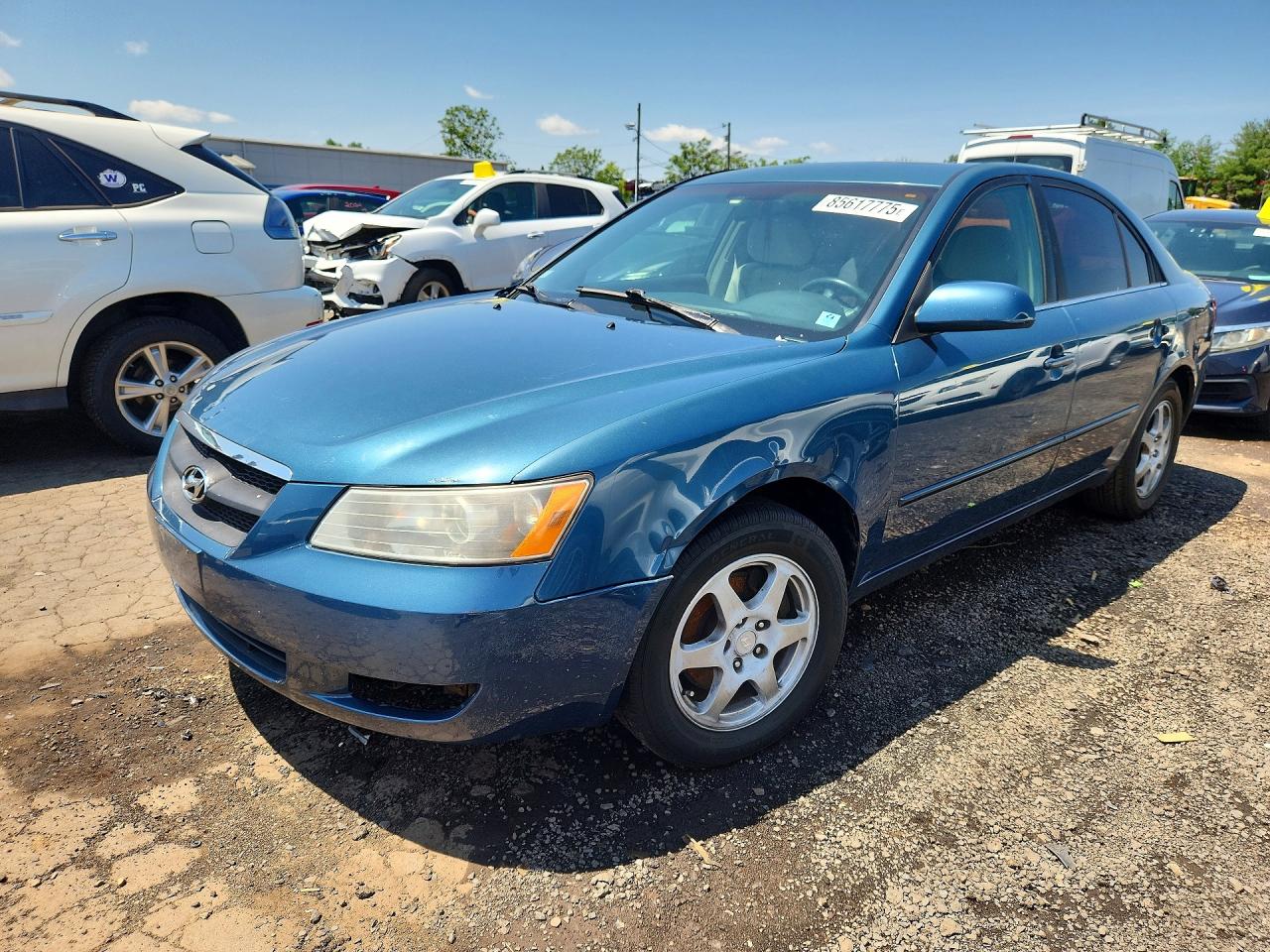 2006 Hyundai Sonata Gls V6 Blue vin: 5NPEU46F36H105284