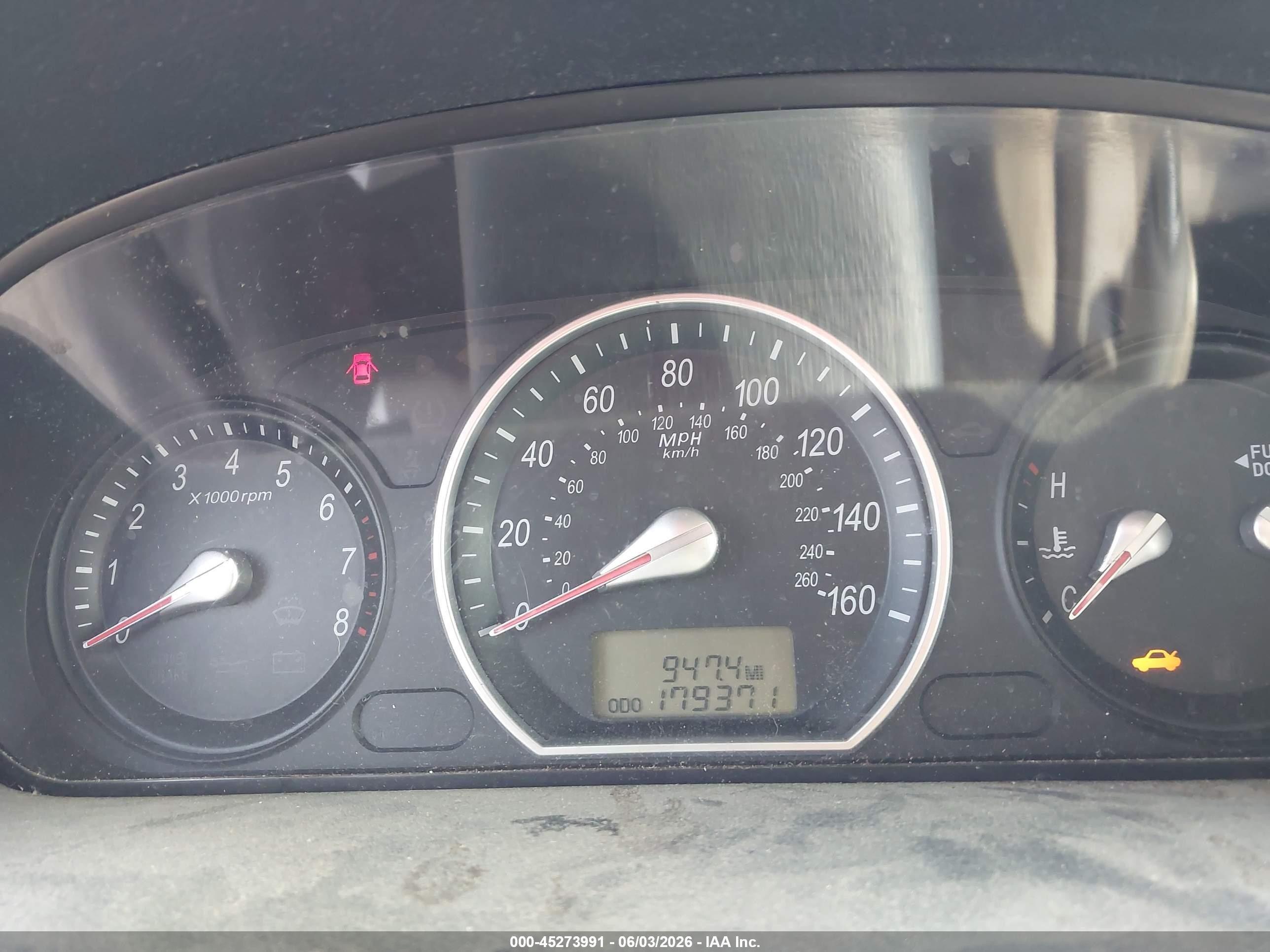 2006 Hyundai Sonata Gls V6/lx V6 Light Blue vin: 5NPEU46F36H108248