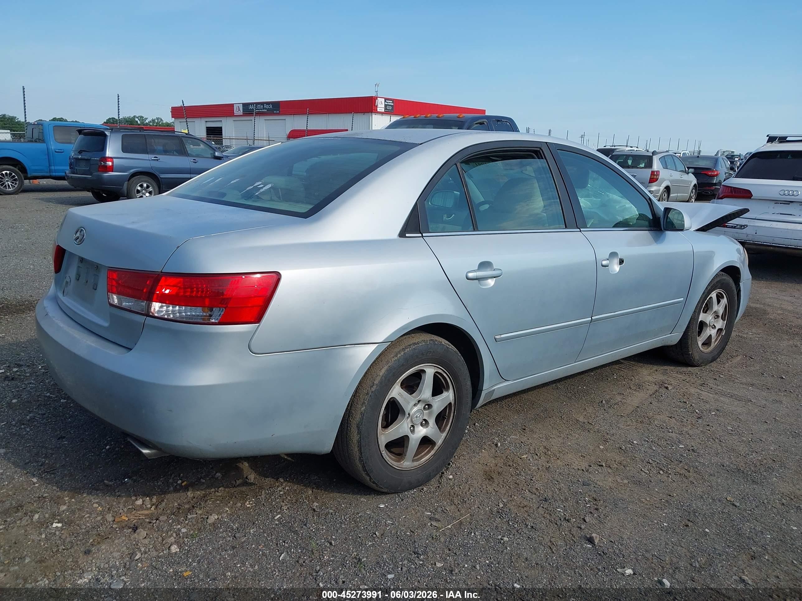 2006 Hyundai Sonata Gls V6/lx V6 Light Blue vin: 5NPEU46F36H108248