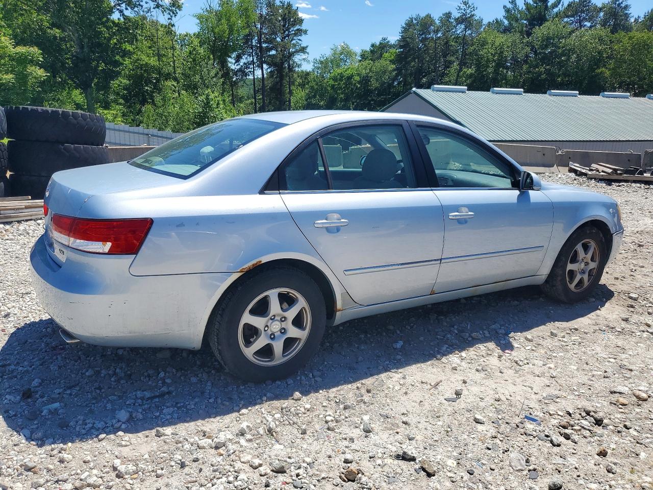 2006 Hyundai Sonata Gls V6 Blue vin: 5NPEU46F36H116897