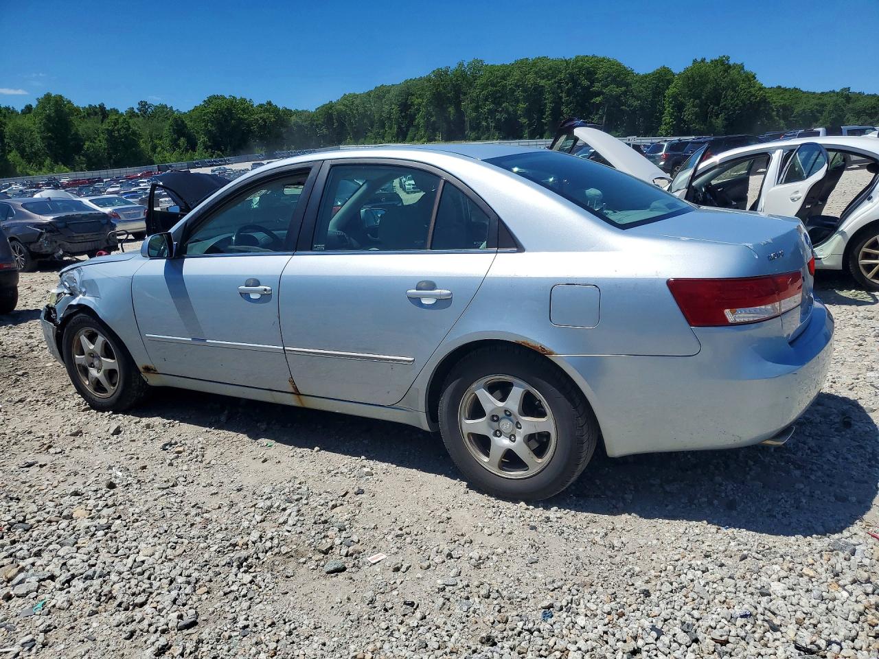 2006 Hyundai Sonata Gls V6 Blue vin: 5NPEU46F36H116897