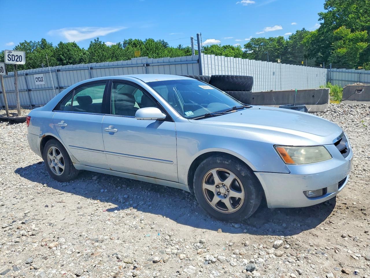 2006 Hyundai Sonata Gls V6 Blue vin: 5NPEU46F36H116897