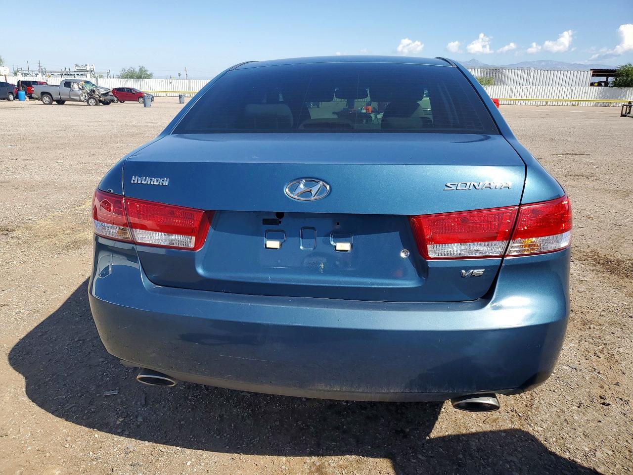 2006 Hyundai Sonata Gls V6 Teal vin: 5NPEU46F36H130685