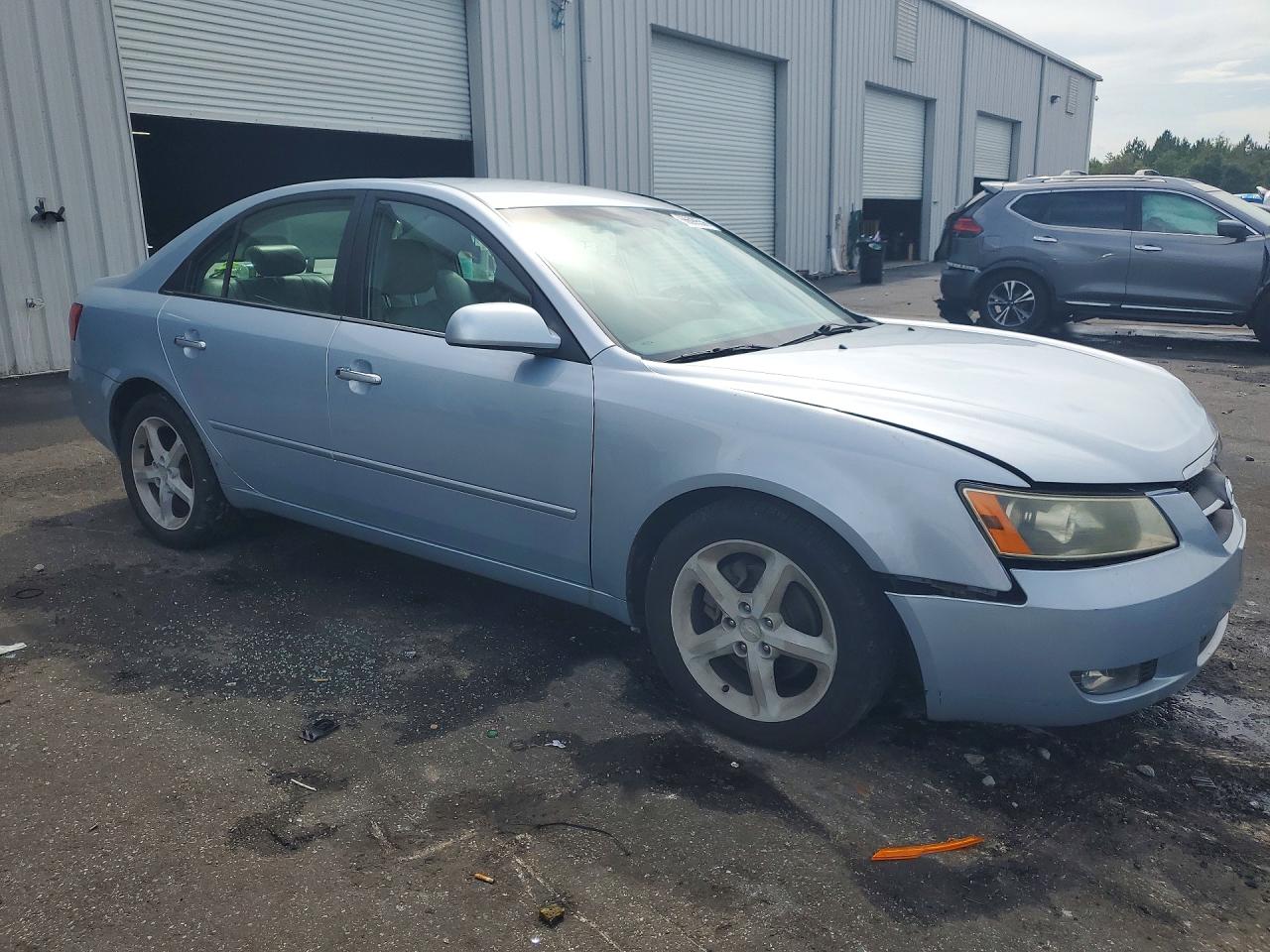 2007 Hyundai Sonata Se Silver vin: 5NPEU46F37H165213