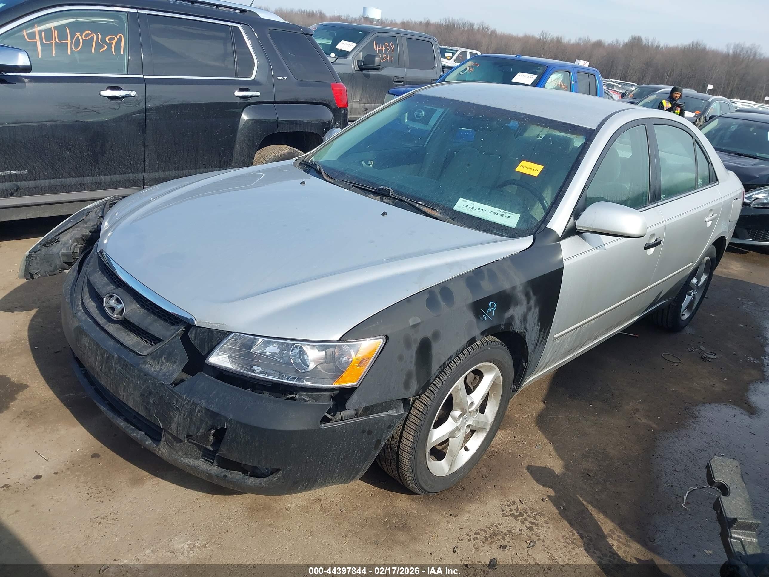 2007 Hyundai Sonata Limited/se V6 Silver vin: 5NPEU46F37H184019