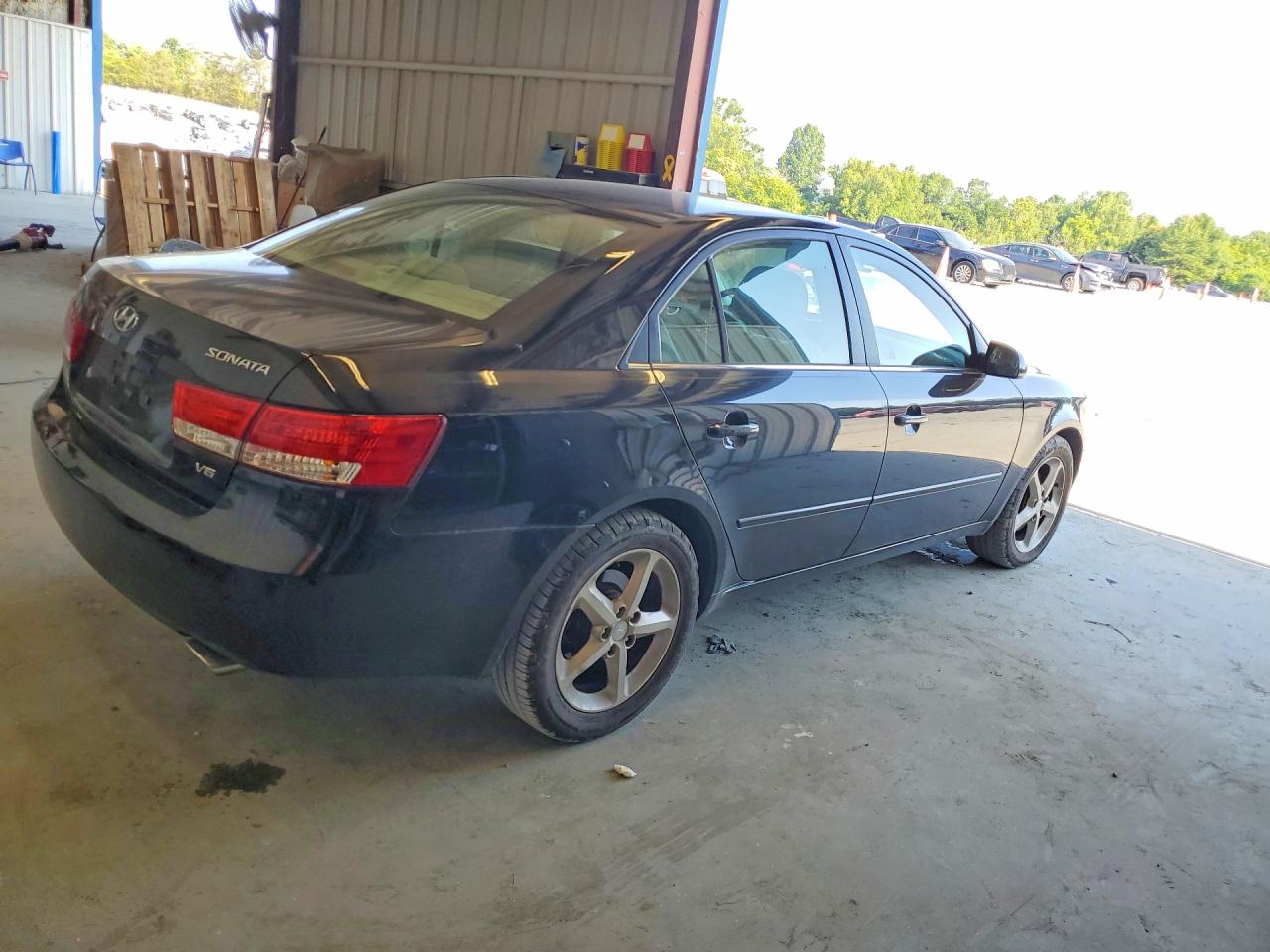 2007 Hyundai Sonata Se Black vin: 5NPEU46F37H206102