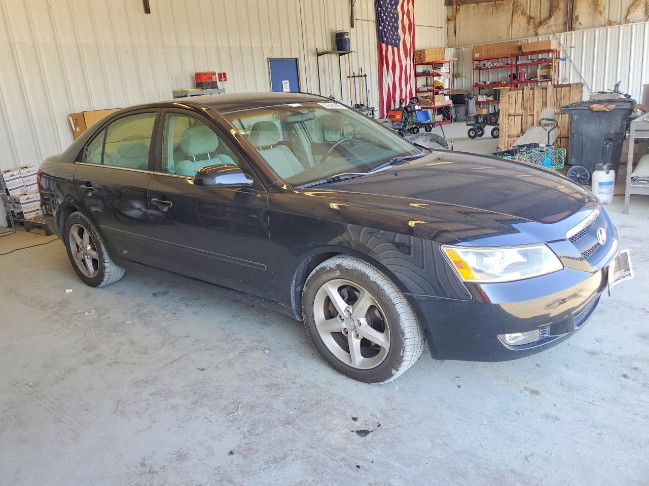 2007 Hyundai Sonata Se Black vin: 5NPEU46F37H206102