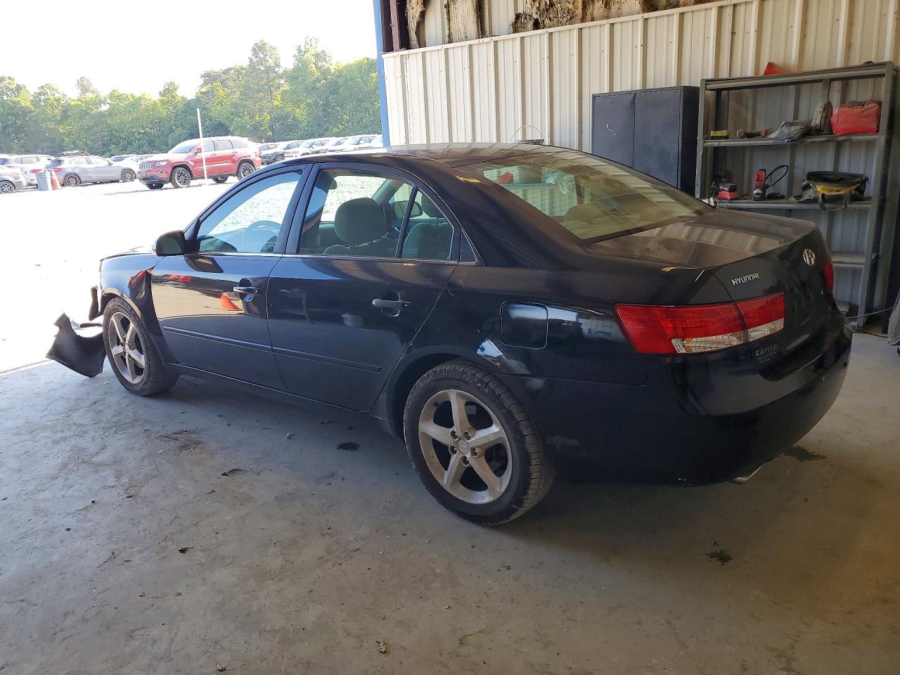 2007 Hyundai Sonata Se Black vin: 5NPEU46F37H206102