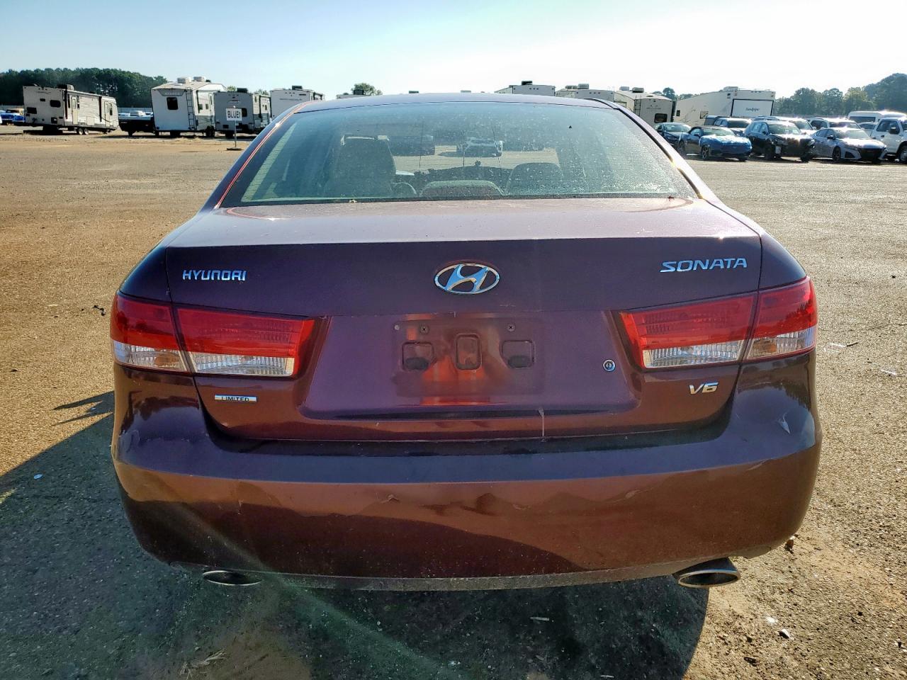 2007 Hyundai Sonata Se Maroon vin: 5NPEU46F37H215849