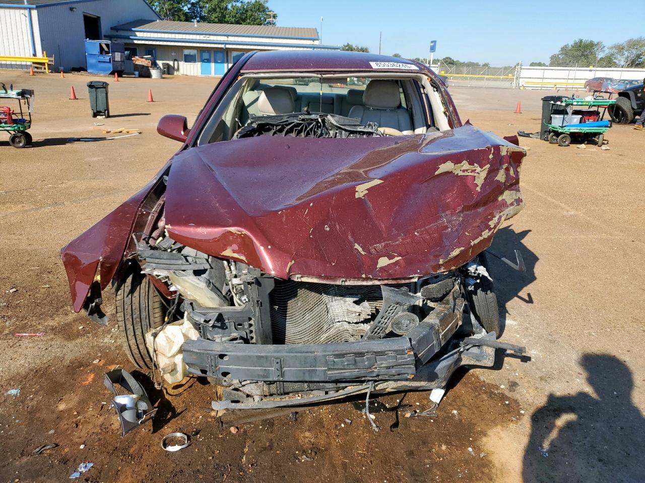 2007 Hyundai Sonata Se Maroon vin: 5NPEU46F37H215849