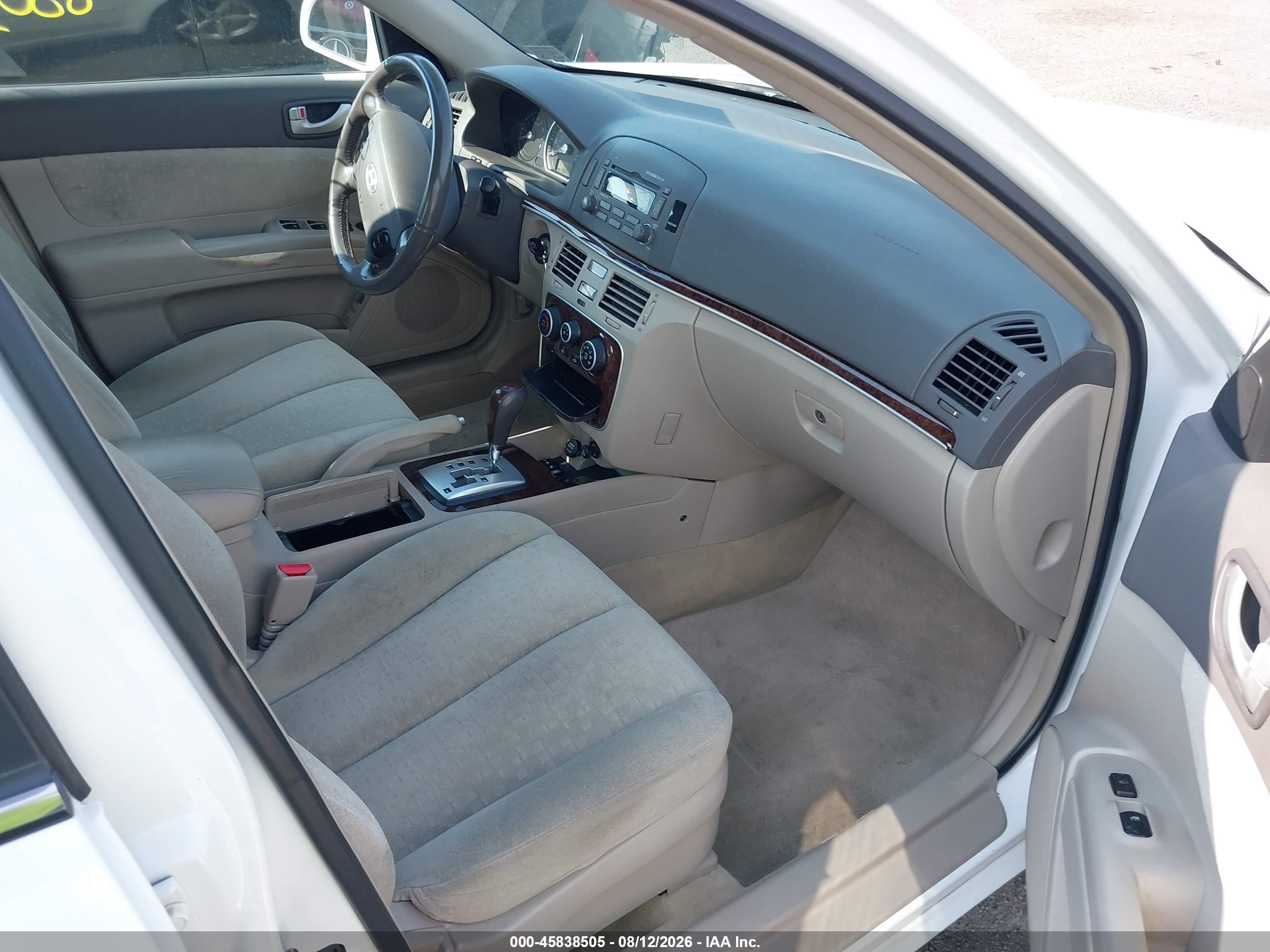 2007 Hyundai Sonata Limited/limited W/xm/se/se W/xm Белый vin: 5NPEU46F37H218265