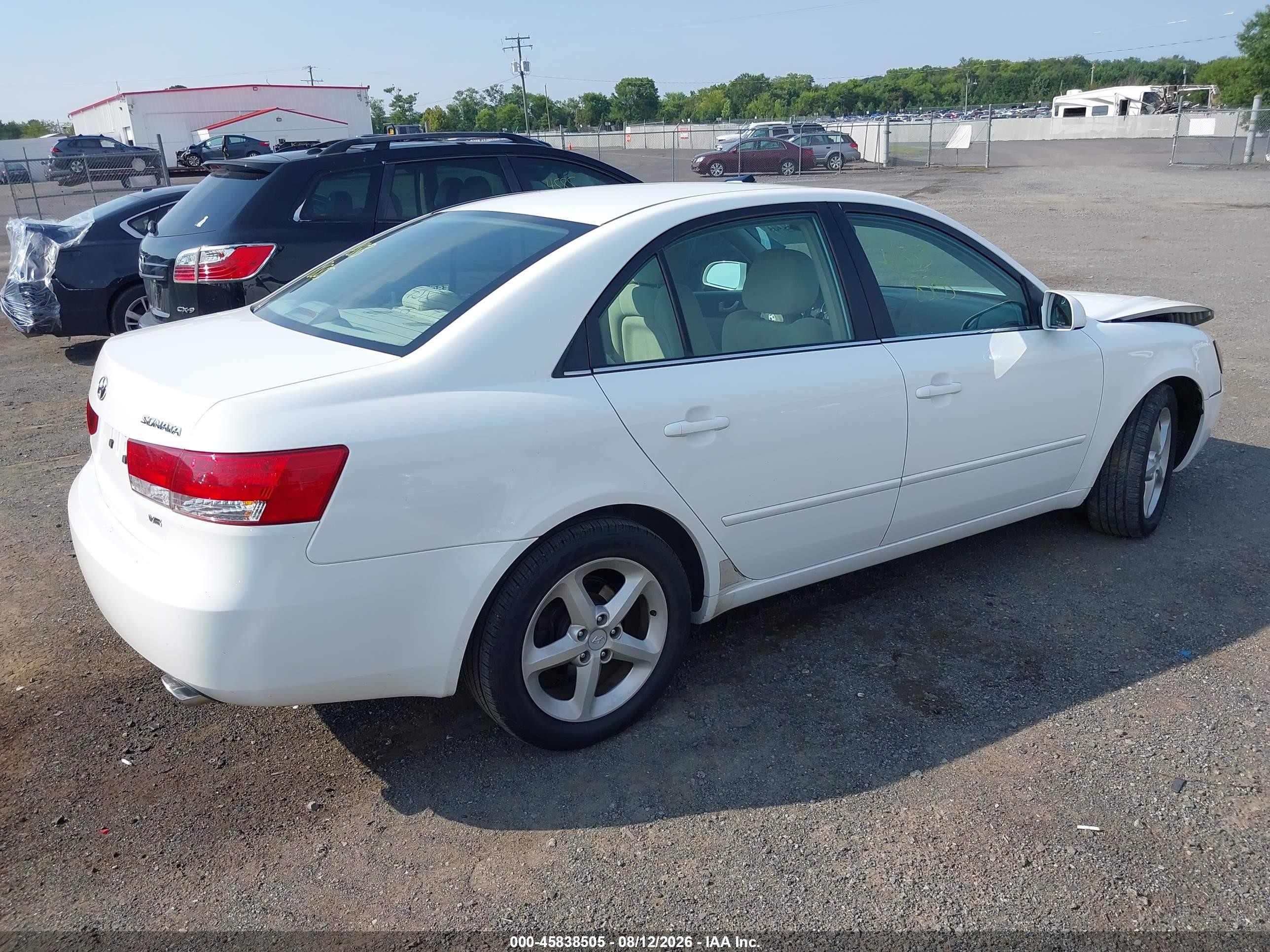 2007 Hyundai Sonata Limited/limited W/xm/se/se W/xm Белый vin: 5NPEU46F37H218265