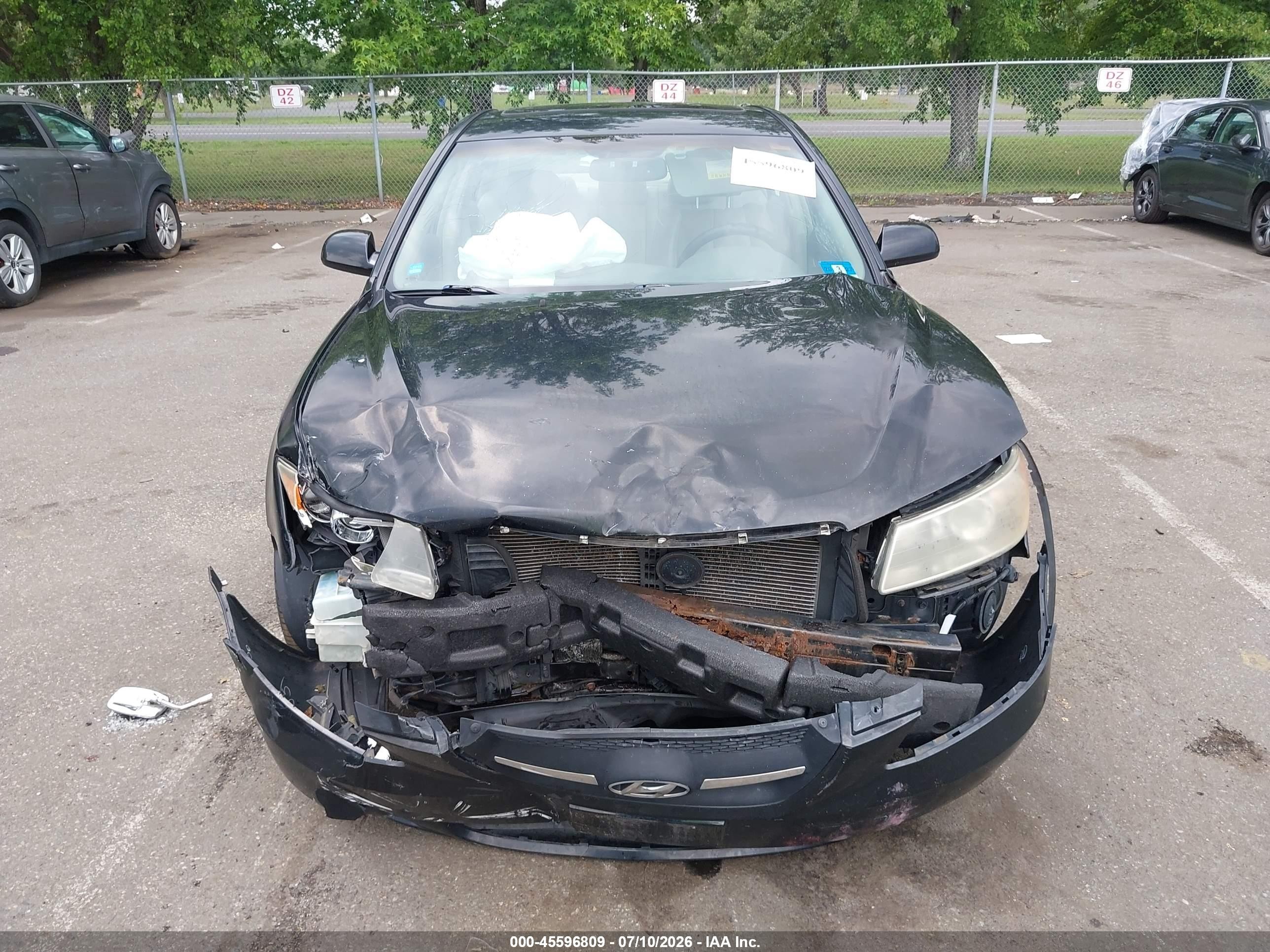 2008 Hyundai Sonata Limited V6/se V6 Black vin: 5NPEU46F38H309148