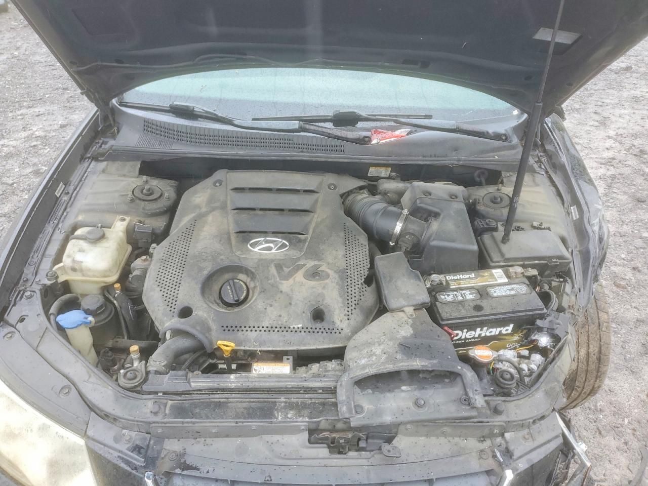 2009 Hyundai Sonata Se V6 Black vin: 5NPEU46F39H529388