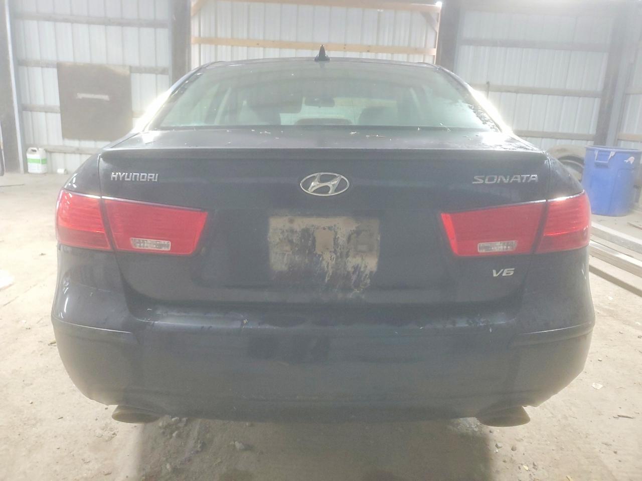 2009 Hyundai Sonata Se V6 Black vin: 5NPEU46F39H529388