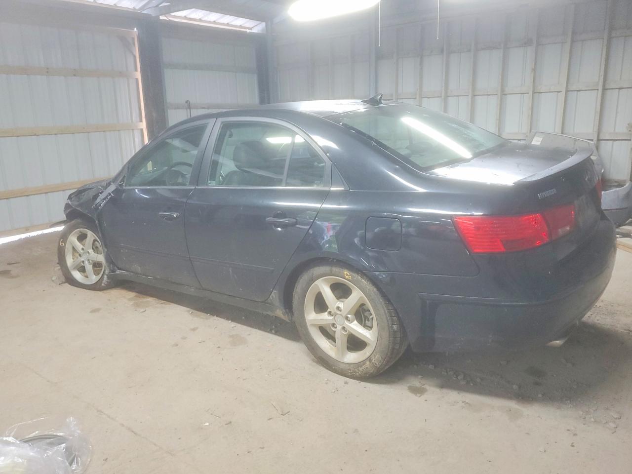 2009 Hyundai Sonata Se V6 Black vin: 5NPEU46F39H529388