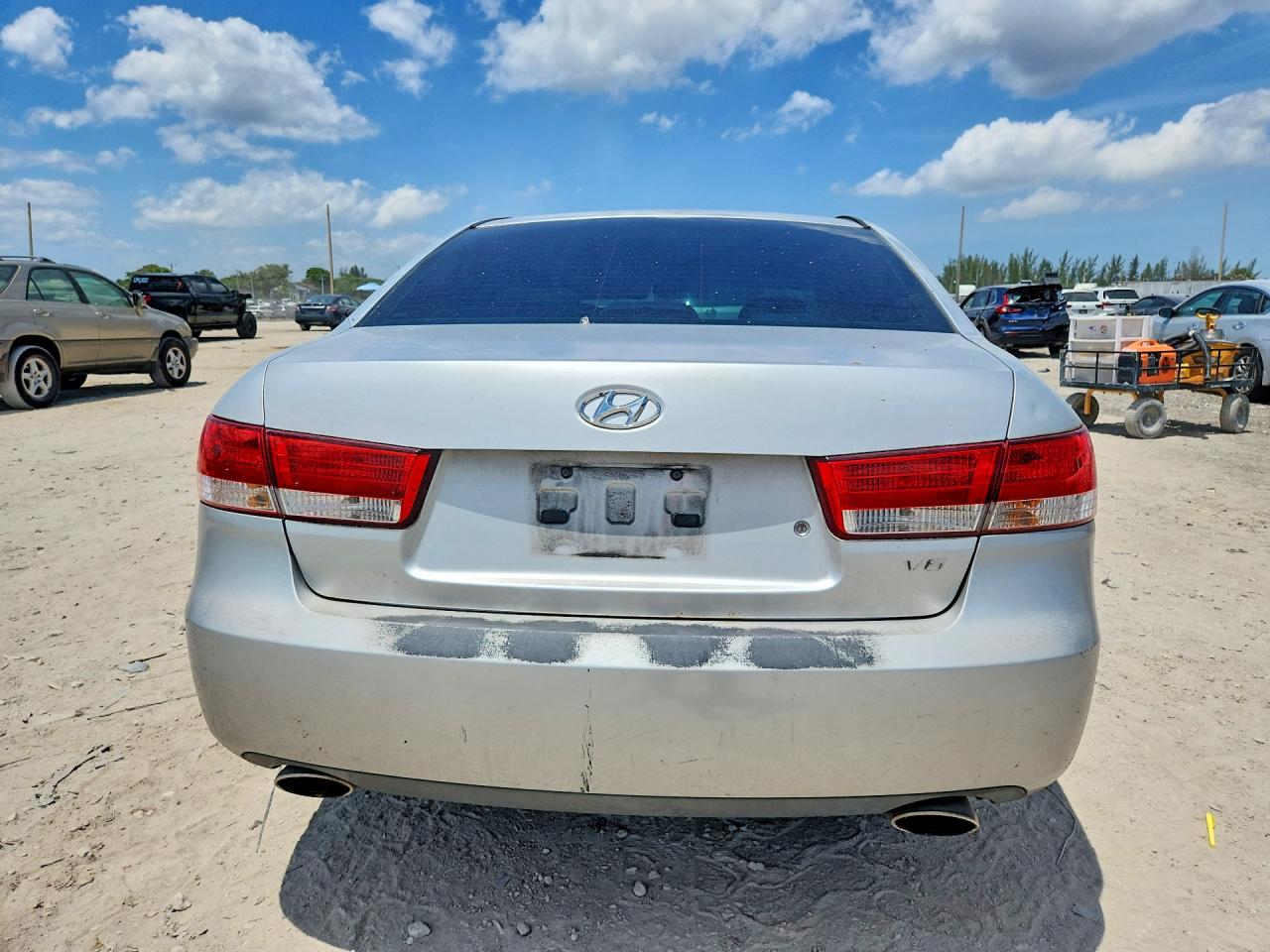 2006 Hyundai Sonata Gls V6 Silver vin: 5NPEU46F46H002391