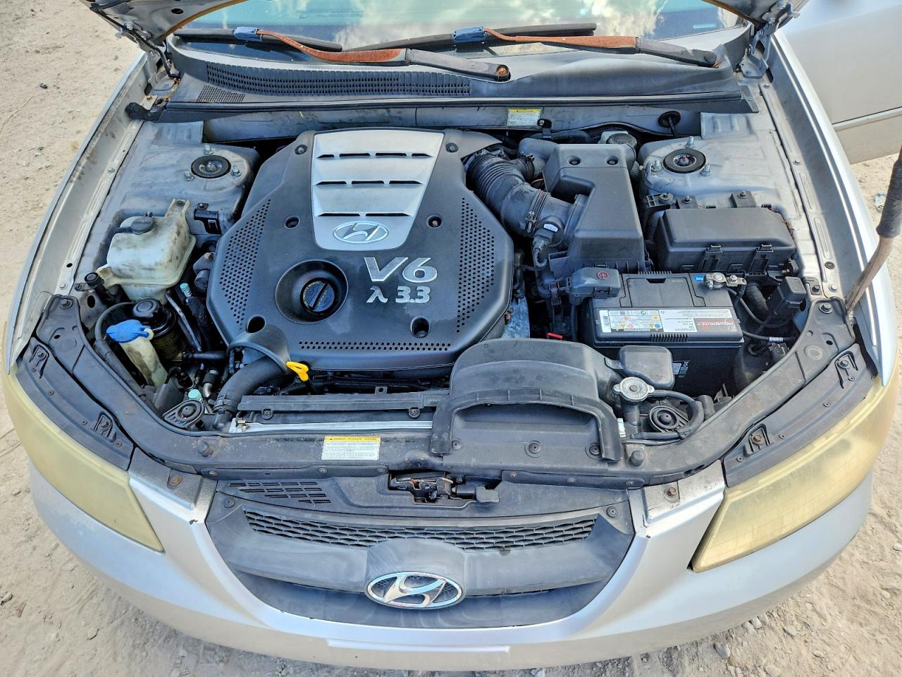 2006 Hyundai Sonata Gls V6 Silver vin: 5NPEU46F46H002391