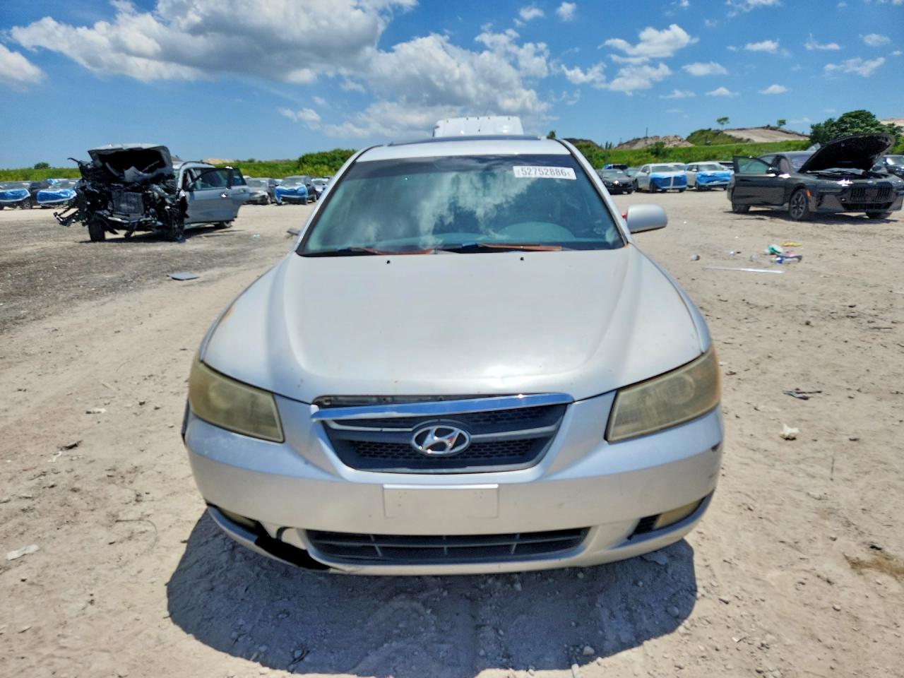 2006 Hyundai Sonata Gls V6 Silver vin: 5NPEU46F46H002391