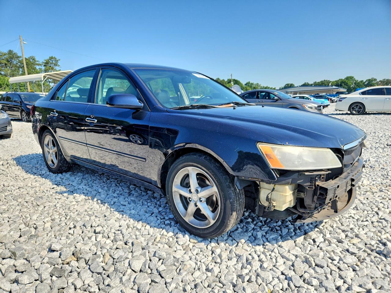 2006 Hyundai Sonata Gl Blue vin: 5NPEU46F46H007946