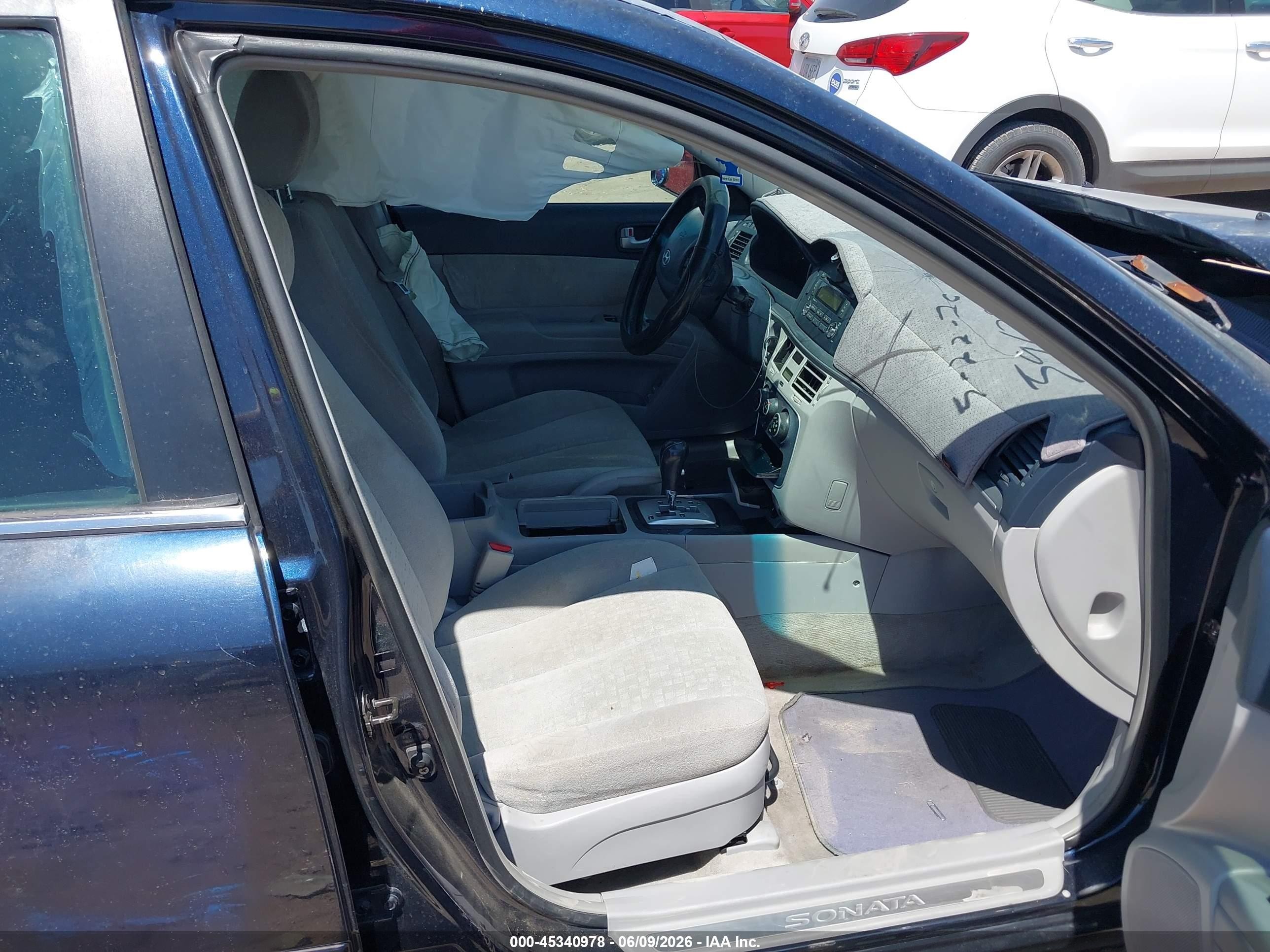 2006 Hyundai Sonata Gls V6/lx V6 Dark Blue vin: 5NPEU46F46H009647