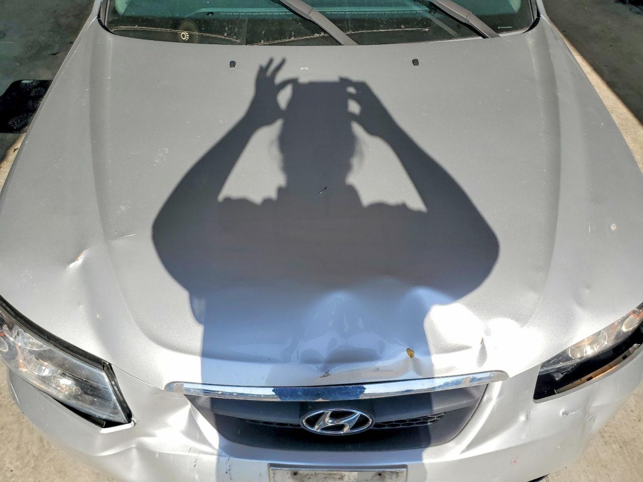 2006 Hyundai Sonata Gls V6 Silver vin: 5NPEU46F46H036301