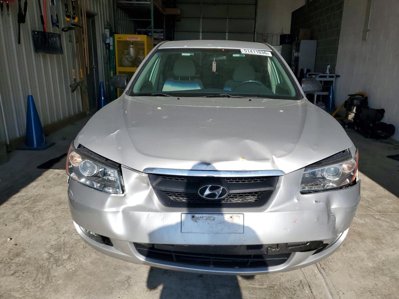 2006 Hyundai Sonata Gls V6 Silver vin: 5NPEU46F46H036301