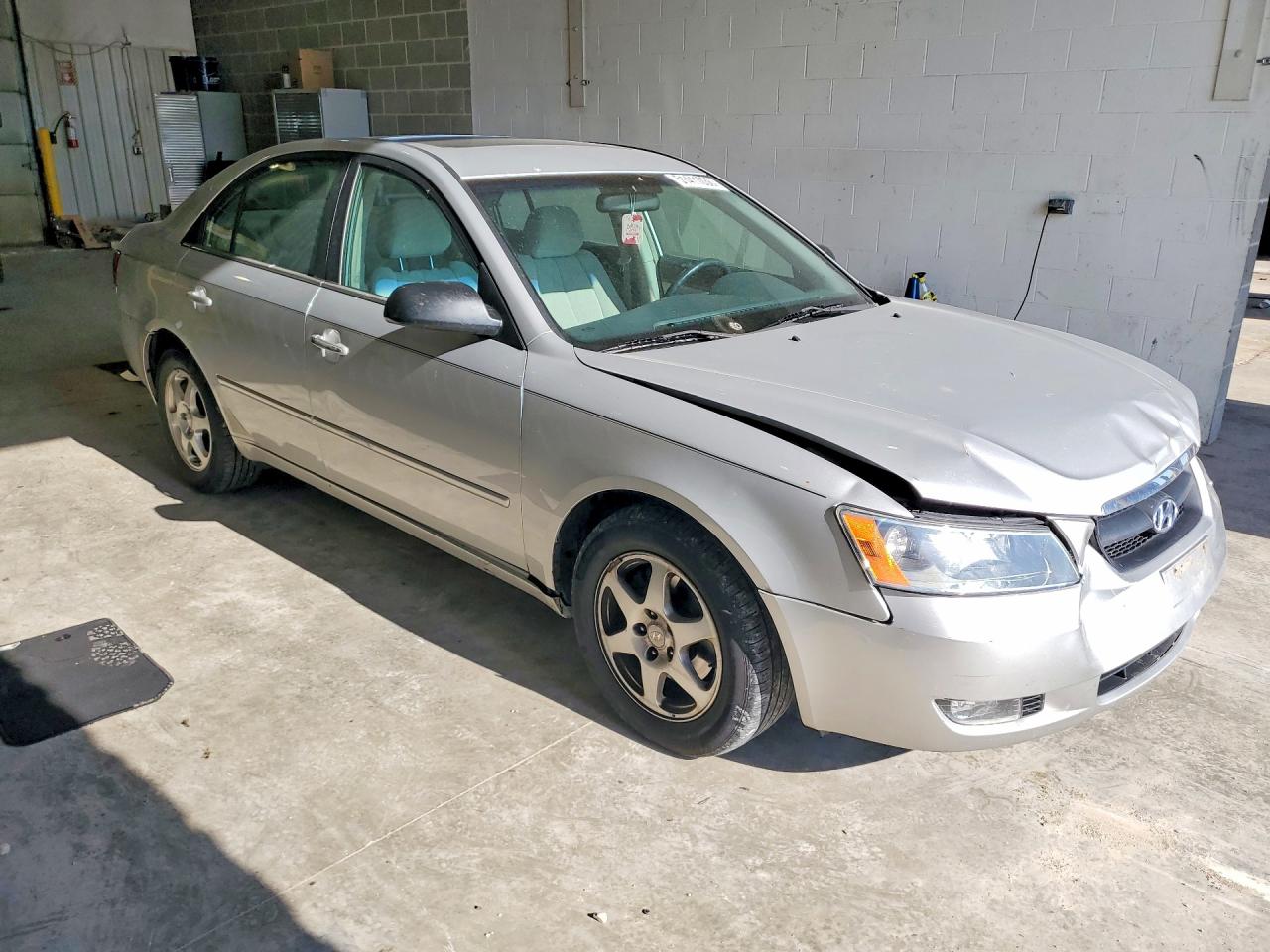 2006 Hyundai Sonata Gls V6 Silver vin: 5NPEU46F46H036301