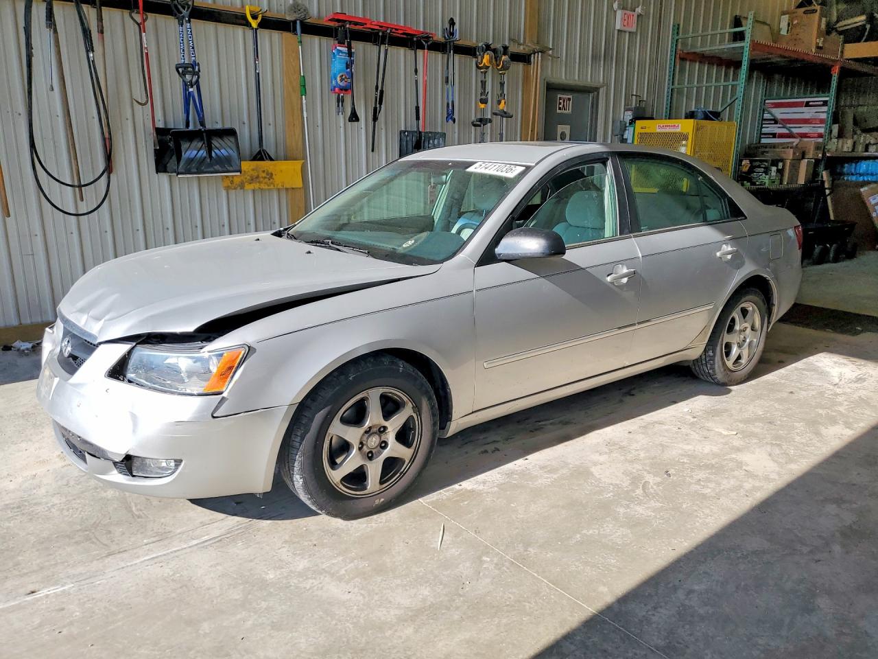 2006 Hyundai Sonata Gls V6 Silver vin: 5NPEU46F46H036301