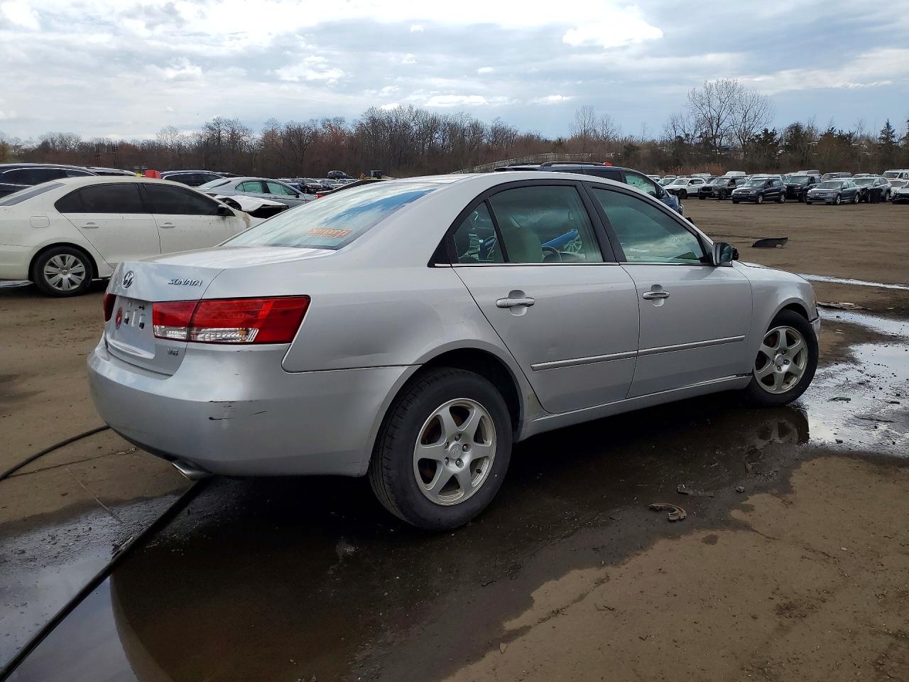 2006 Hyundai Sonata Gls/lx Silver vin: 5NPEU46F46H044835