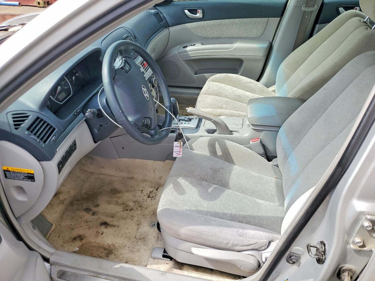 2006 Hyundai Sonata Gls/lx Silver vin: 5NPEU46F46H044835