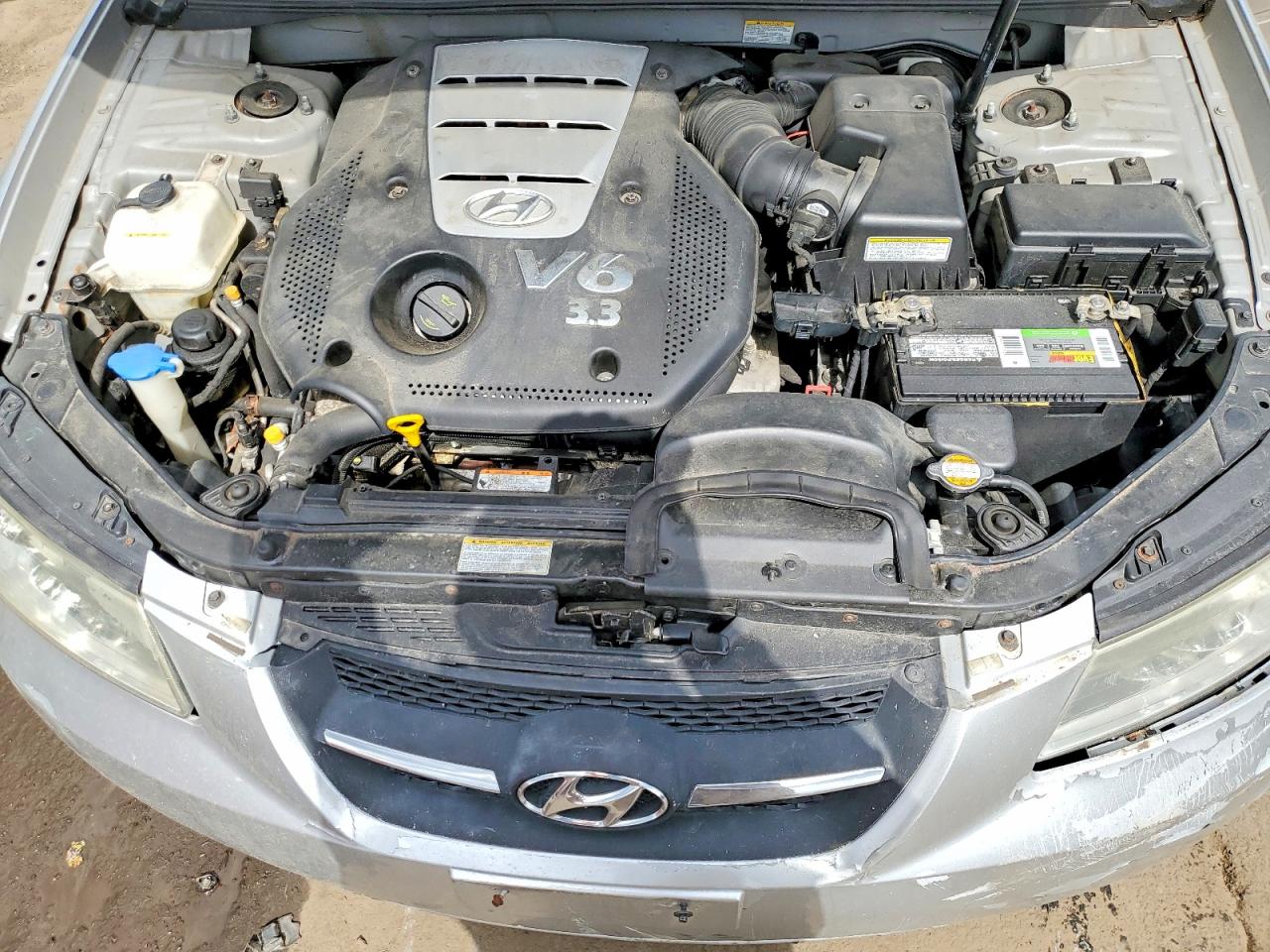 2006 Hyundai Sonata Gls/lx Silver vin: 5NPEU46F46H044835