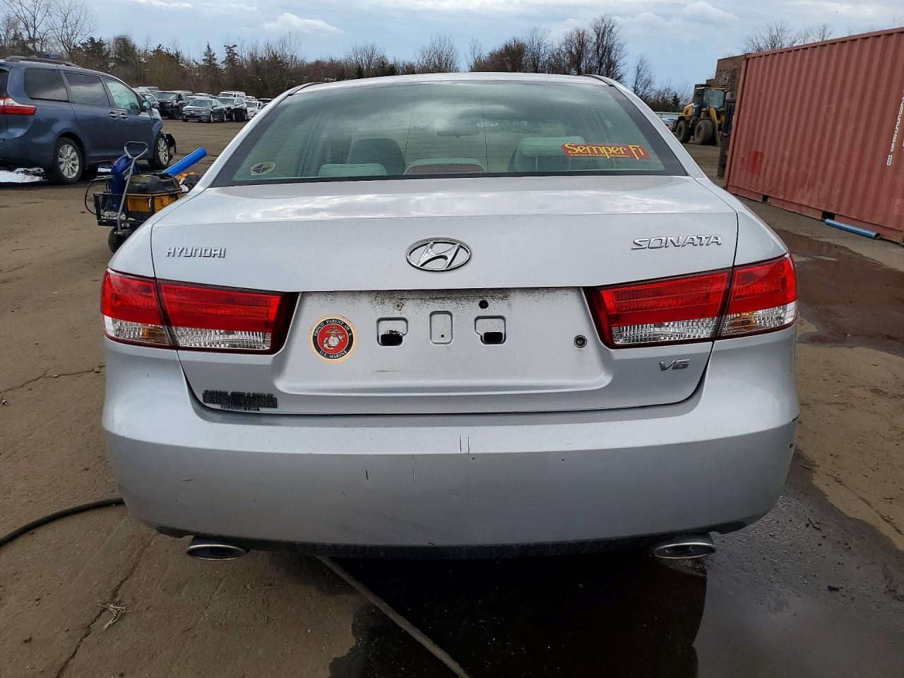 2006 Hyundai Sonata Gls/lx Silver vin: 5NPEU46F46H044835