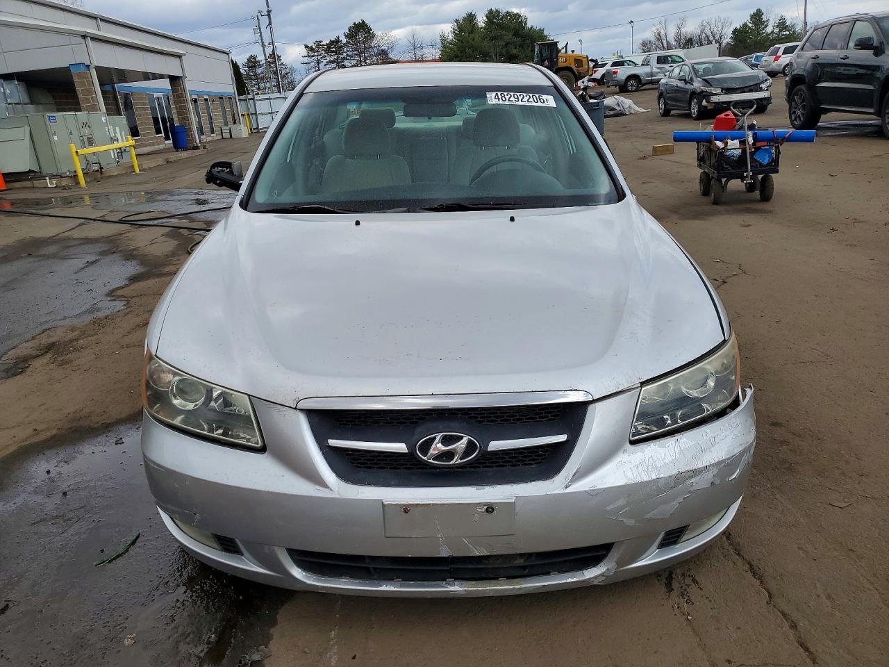 2006 Hyundai Sonata Gls/lx Silver vin: 5NPEU46F46H044835
