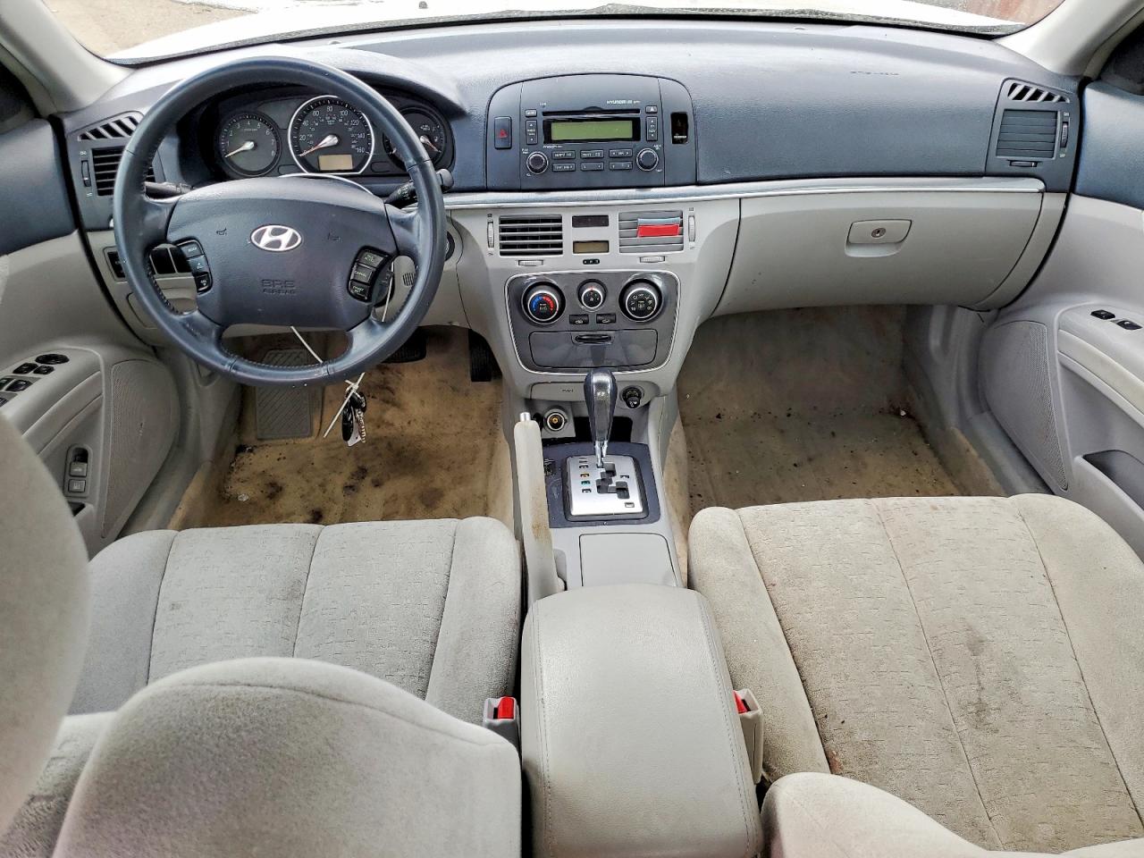2006 Hyundai Sonata Gls/lx Silver vin: 5NPEU46F46H044835