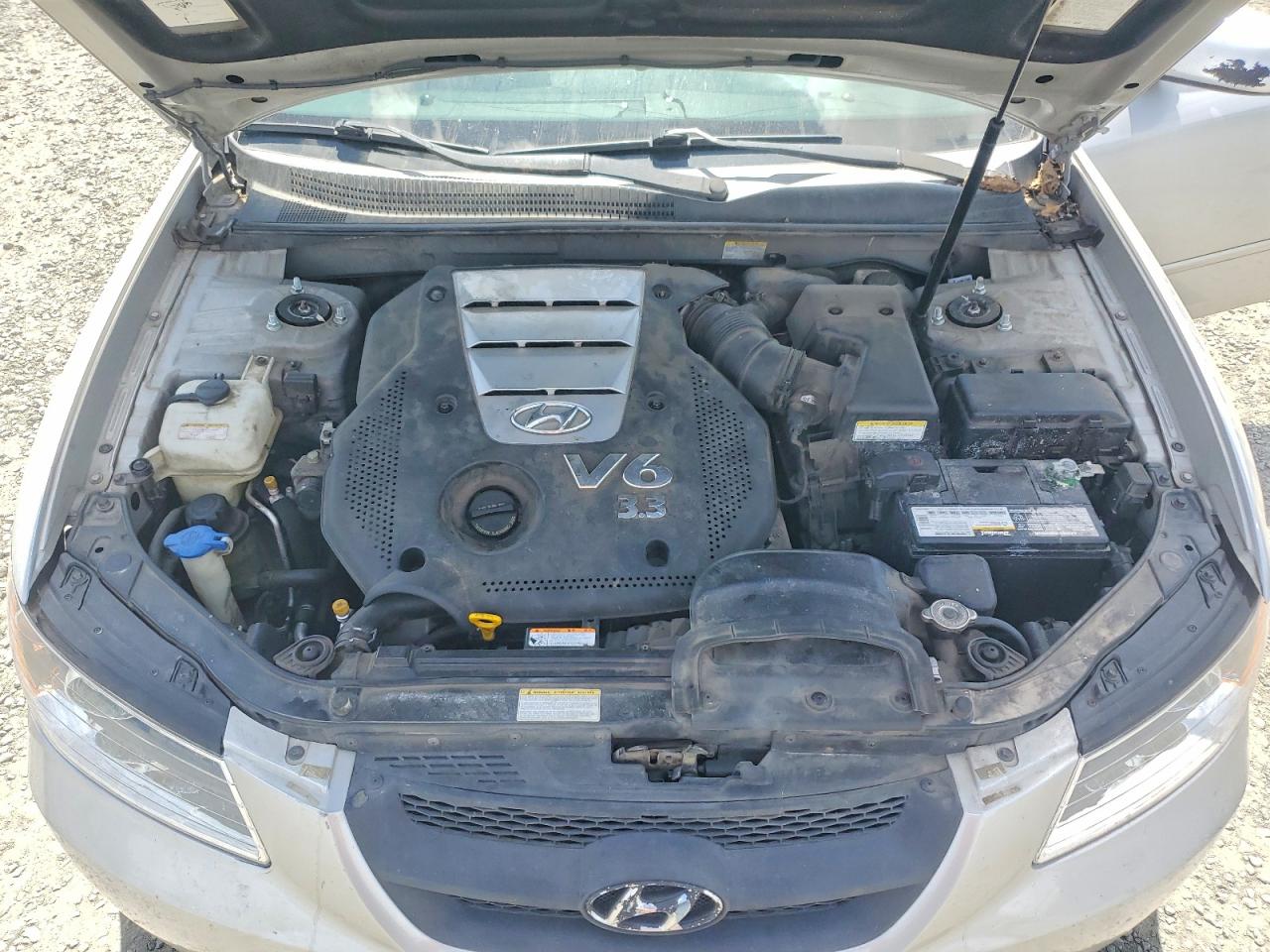 2006 Hyundai Sonata Gls V6 Silver vin: 5NPEU46F46H046441