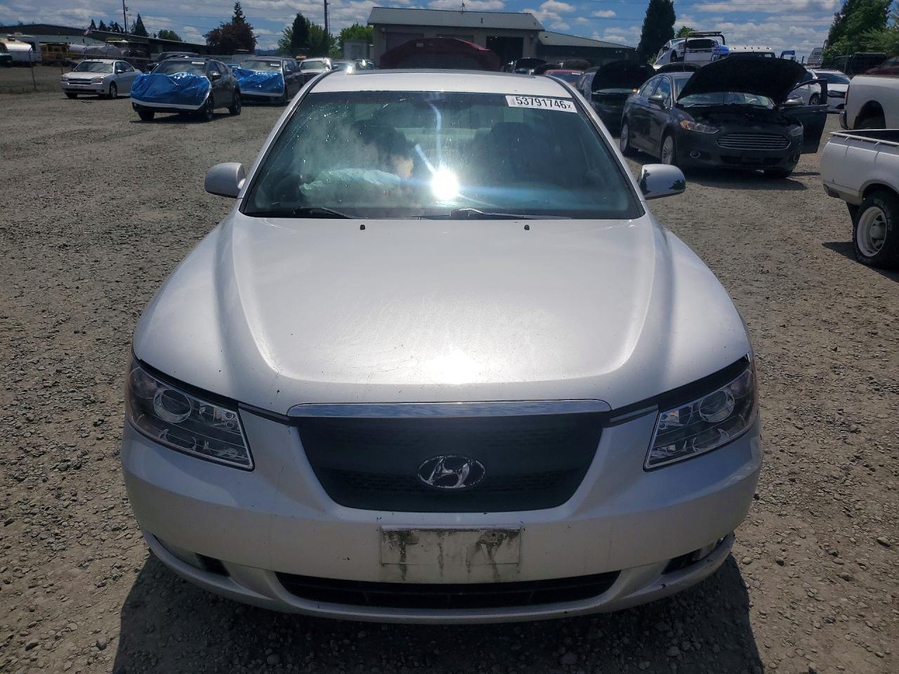 2006 Hyundai Sonata Gls V6 Silver vin: 5NPEU46F46H046441