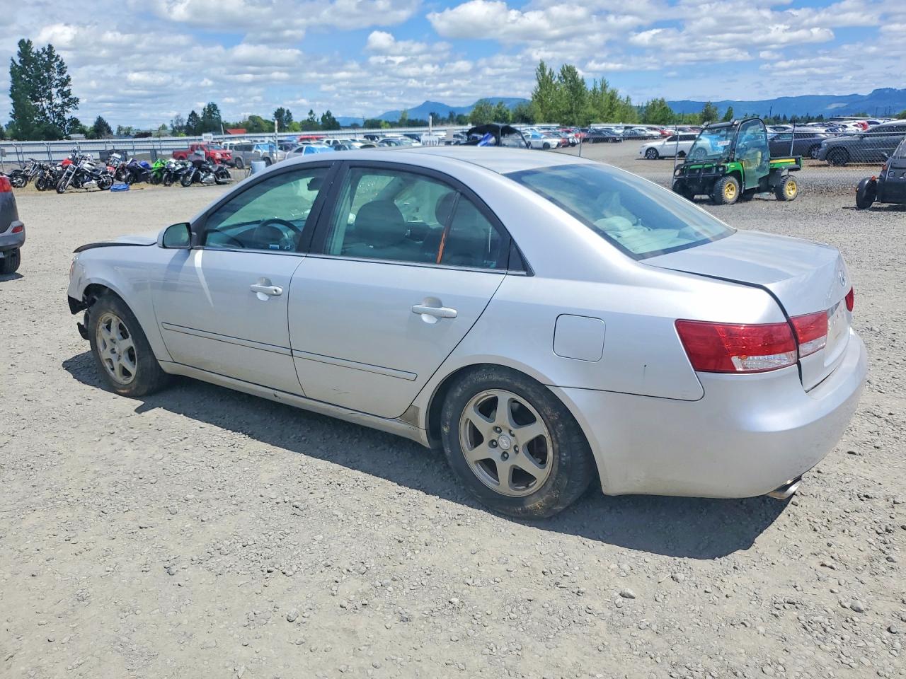 2006 Hyundai Sonata Gls V6 Silver vin: 5NPEU46F46H046441