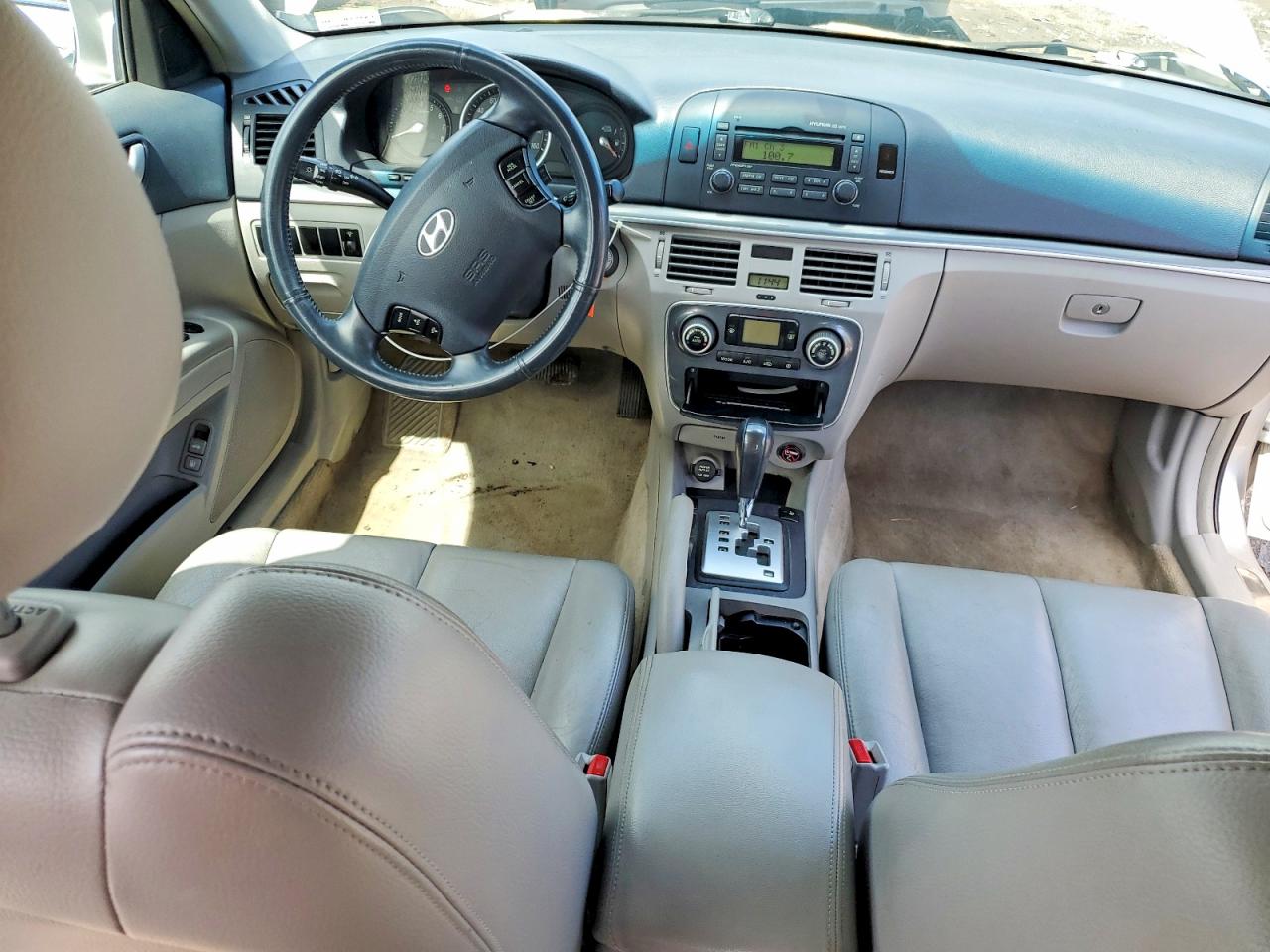 2006 Hyundai Sonata Gls V6 Silver vin: 5NPEU46F46H072375