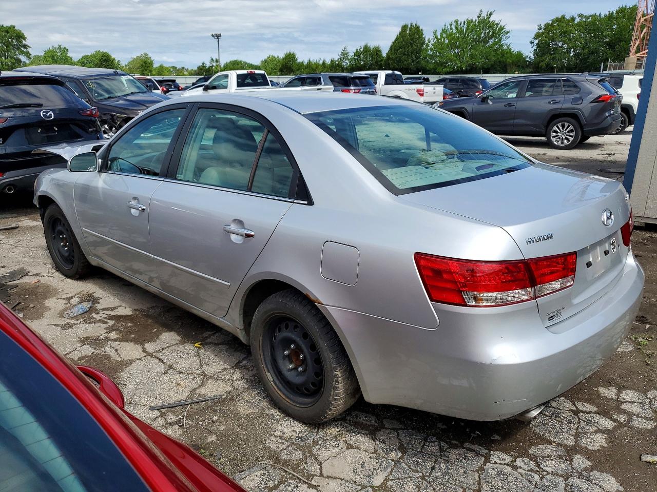 2006 Hyundai Sonata Gls V6 Silver vin: 5NPEU46F46H072375