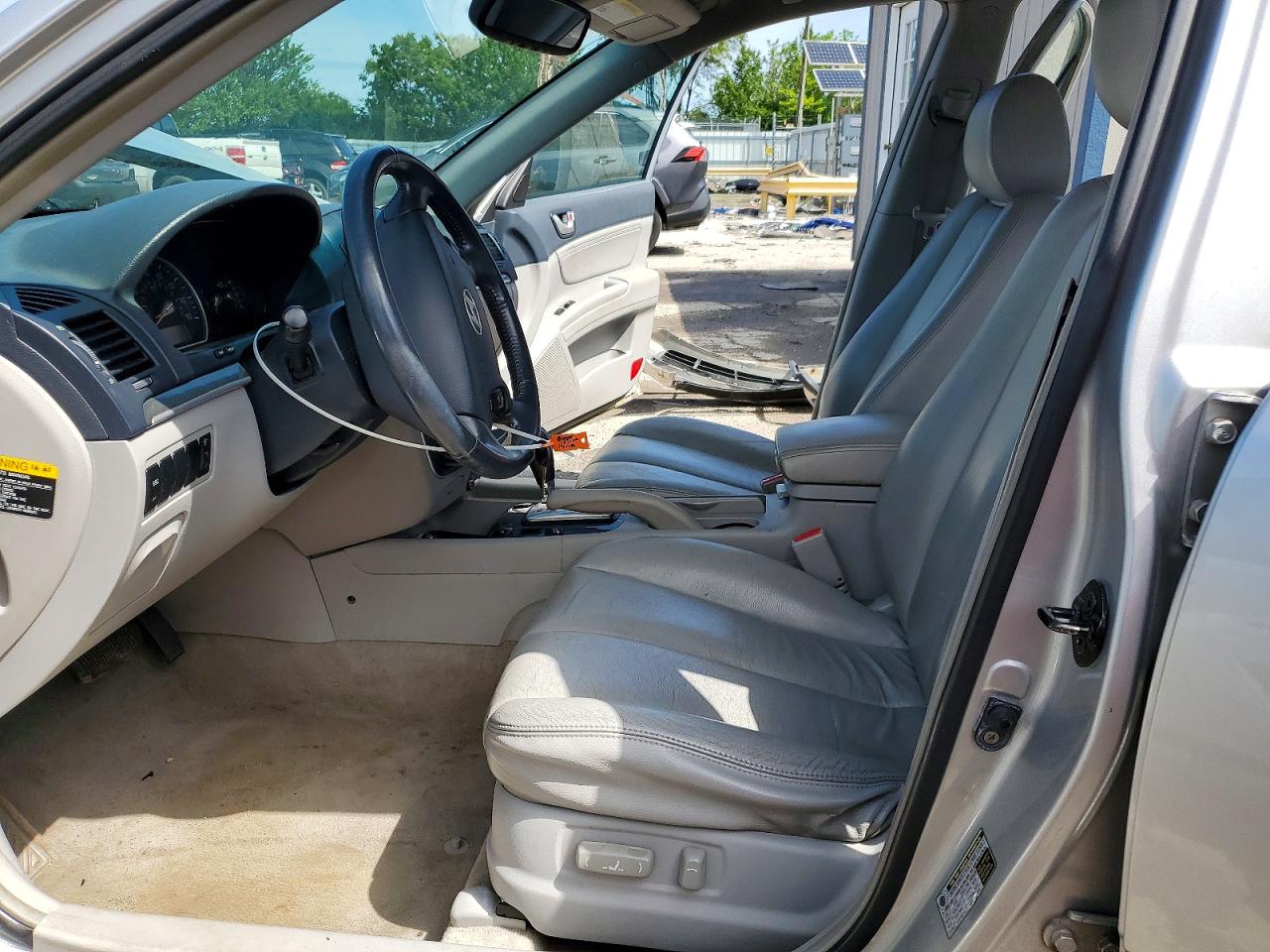 2006 Hyundai Sonata Gls V6 Silver vin: 5NPEU46F46H072375