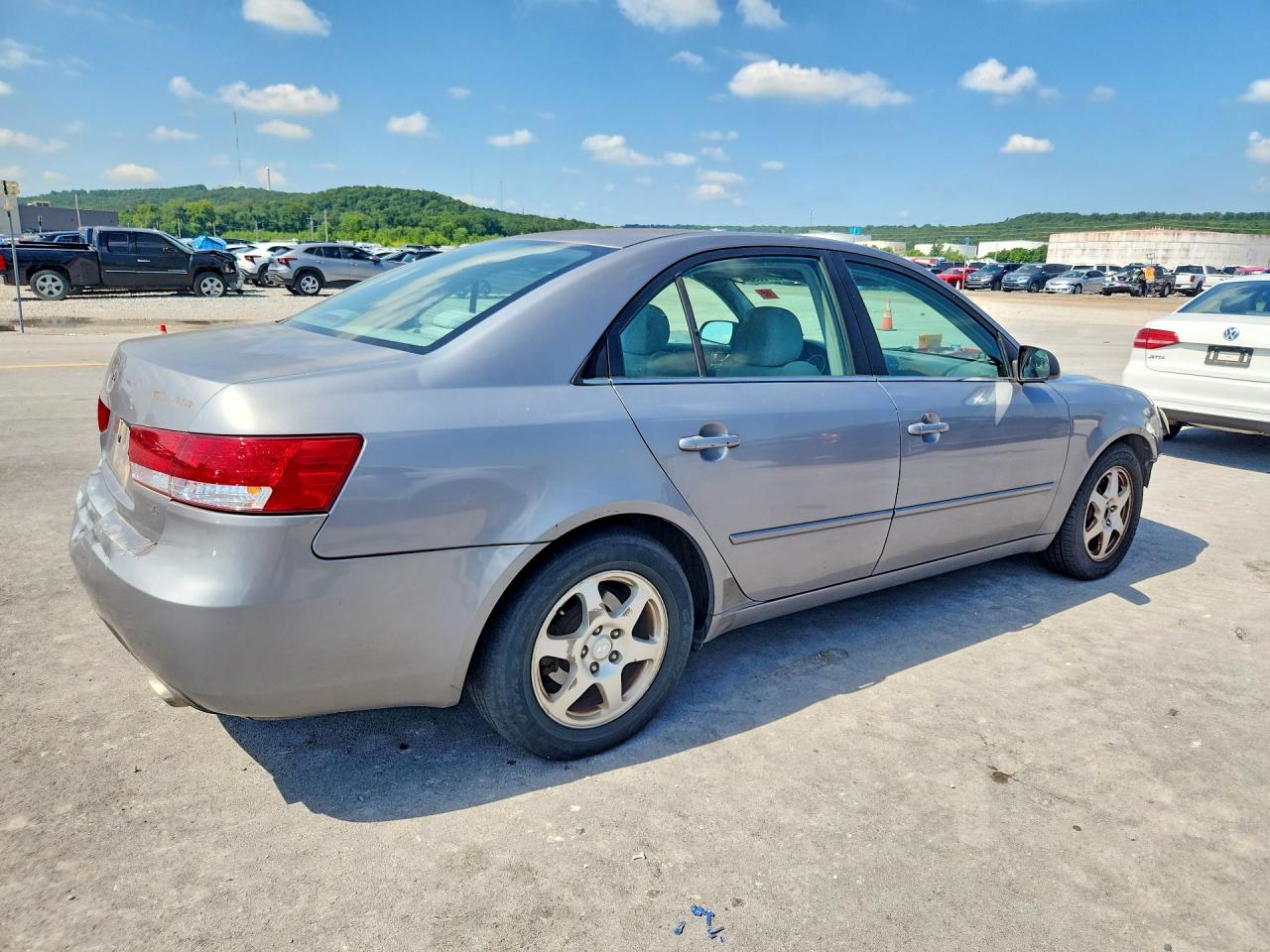 2006 Hyundai Sonata Gls/lx Gray vin: 5NPEU46F46H098037