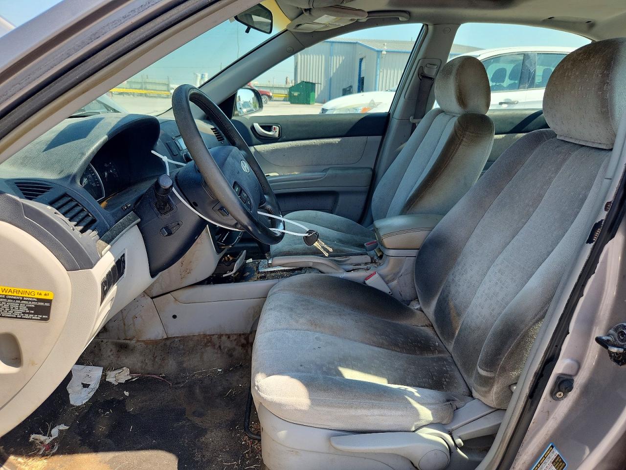 2006 Hyundai Sonata Gls/lx Gray vin: 5NPEU46F46H098037