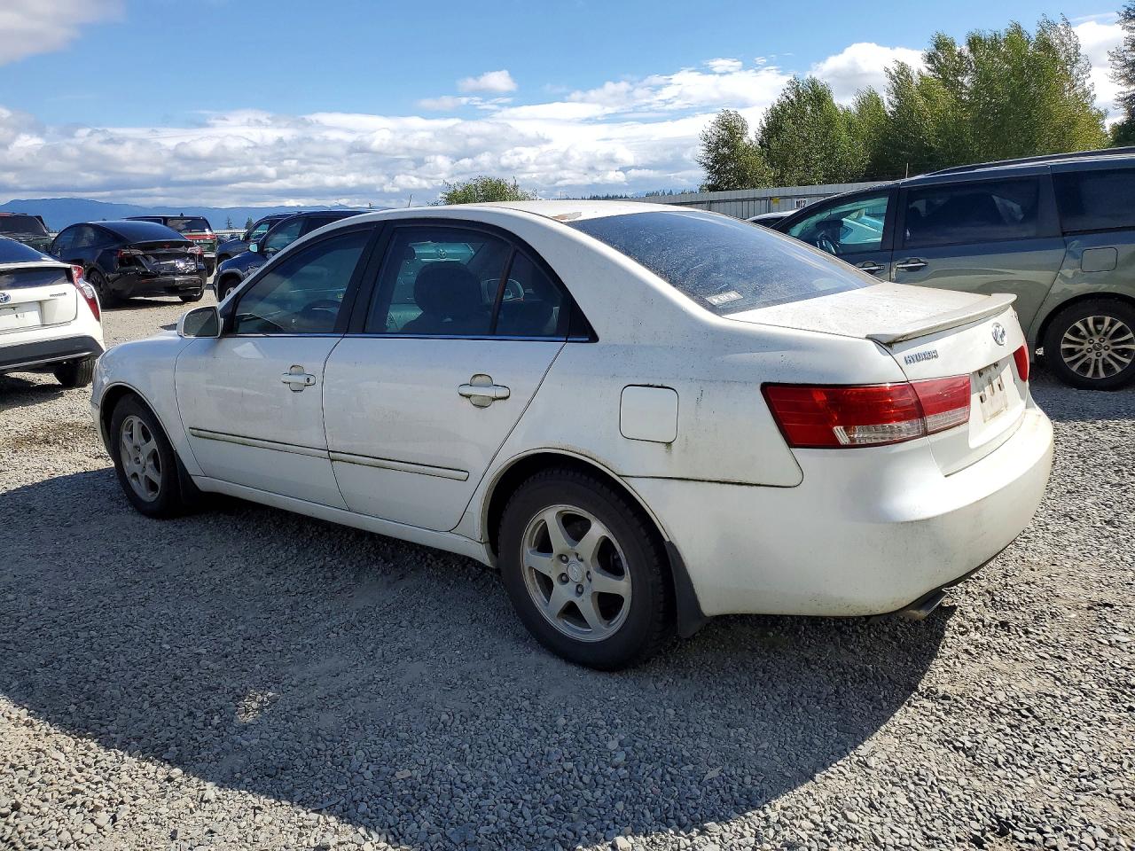 2006 Hyundai Sonata Gls V6 White vin: 5NPEU46F46H113491