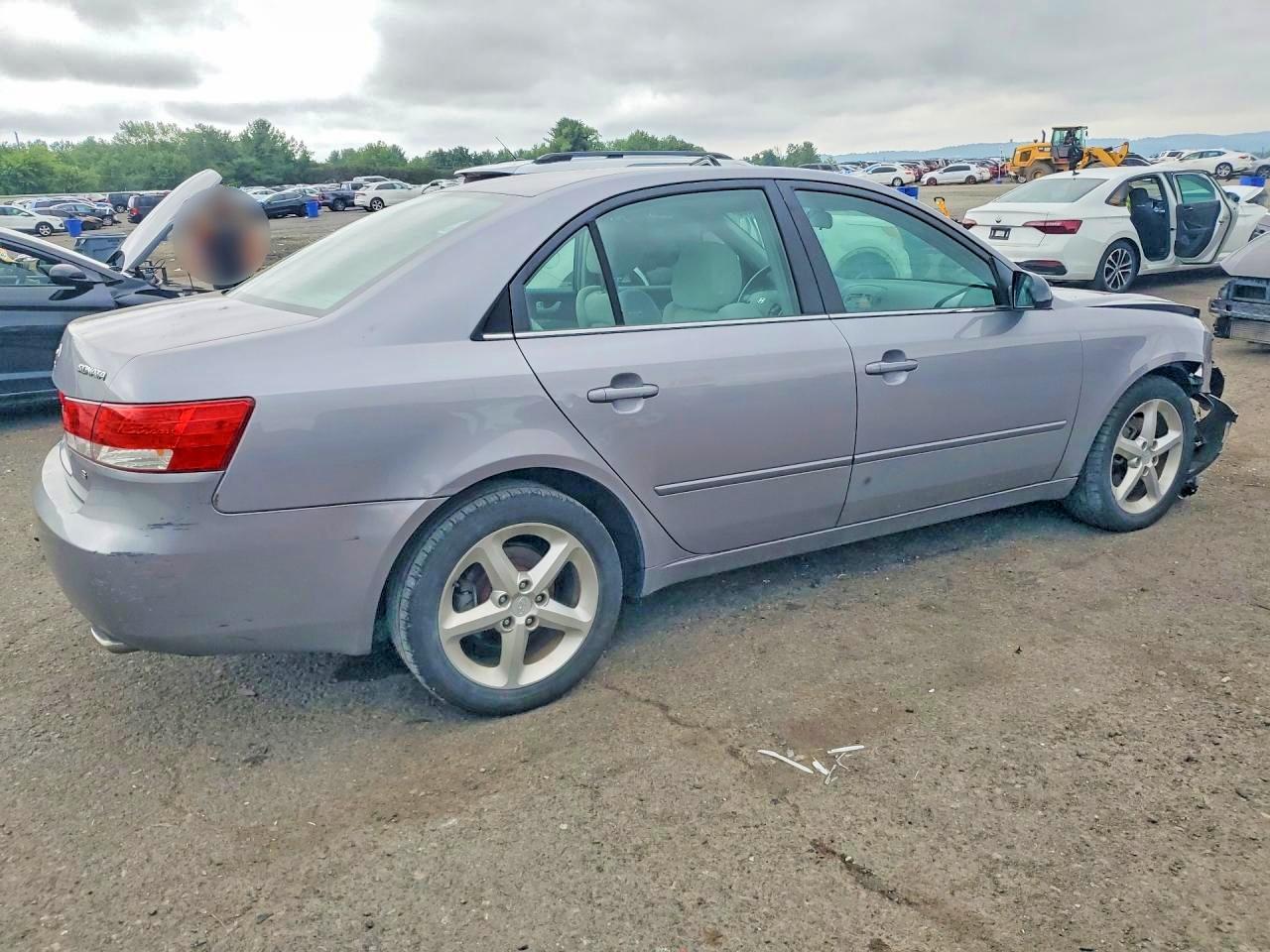 2007 Hyundai Sonata Se Gray vin: 5NPEU46F47H157864